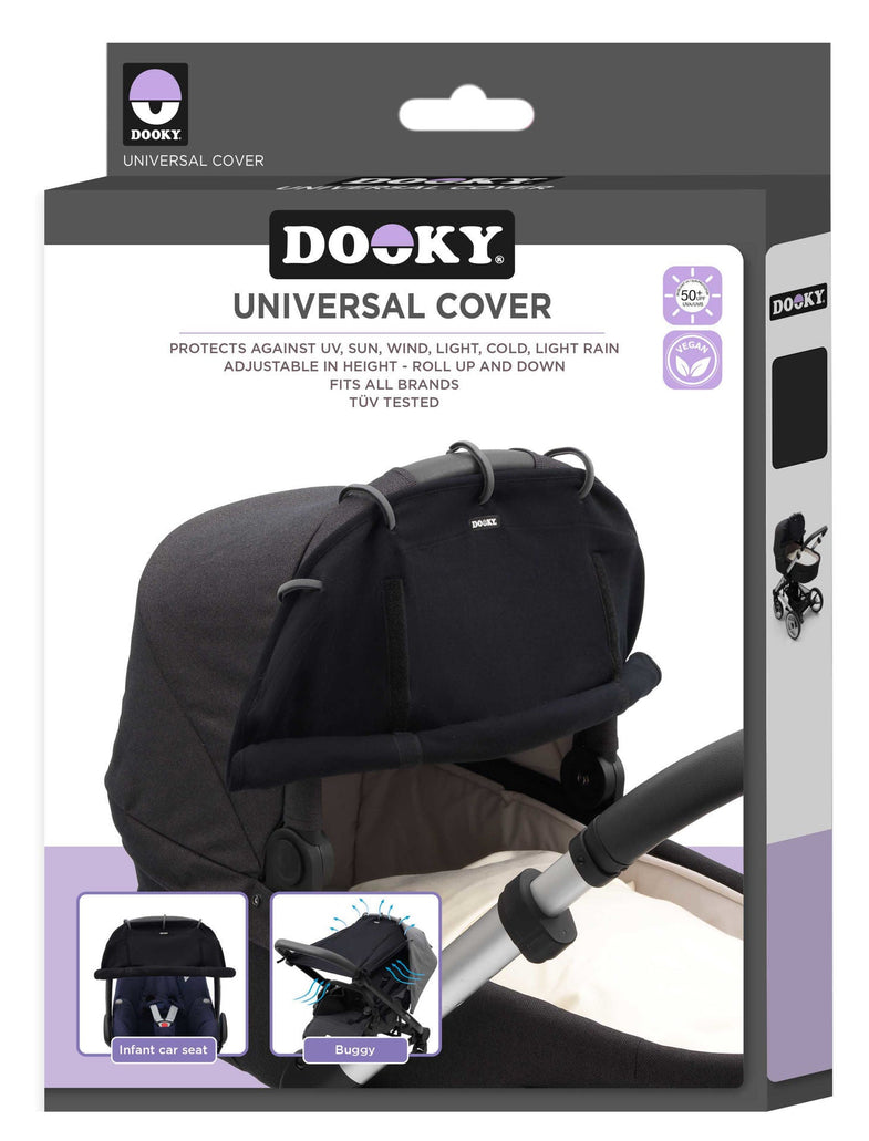 Dooky Universele Hoes Voor Buggy / Autostoeltje | Black