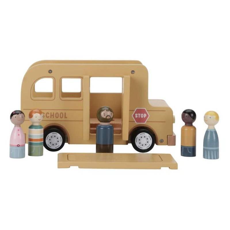 Little Dutch Schoolbus Met Poppetjes Little Dutch Schoolbus Met Poppetjes