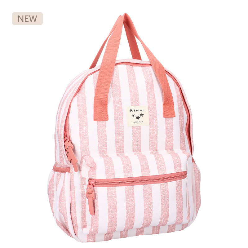 Kidzroom Kleuter Rugzak 36x27x12cm | Stripe Frenzy Pink Kidzroom Kleuter Rugzak 36x27x12cm | Stripe Frenzy Pink