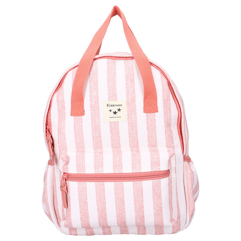 Kidzroom Kleuter Rugzak 36x27x12cm | Stripe Frenzy Pink Kidzroom Kleuter Rugzak 36x27x12cm | Stripe Frenzy Pink