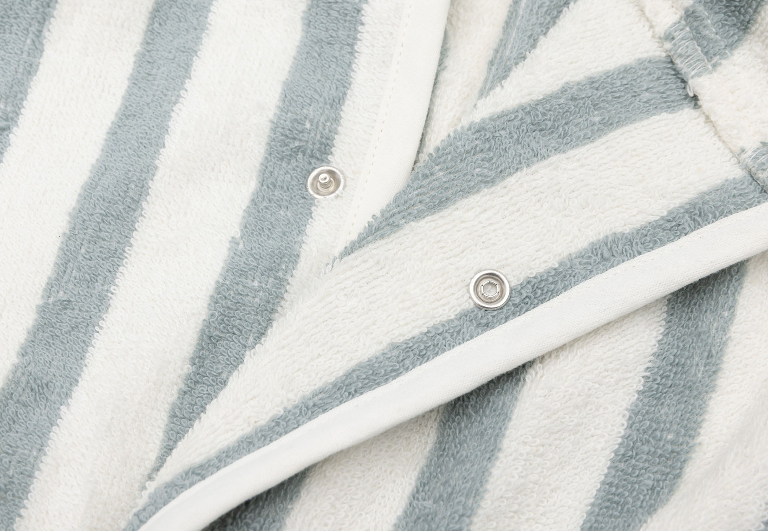 Jollein Badjas 3-4Y Stripe Terry Sea Green Gots Jollein Badjas 3-4Y Stripe Terry Sea Green Gots