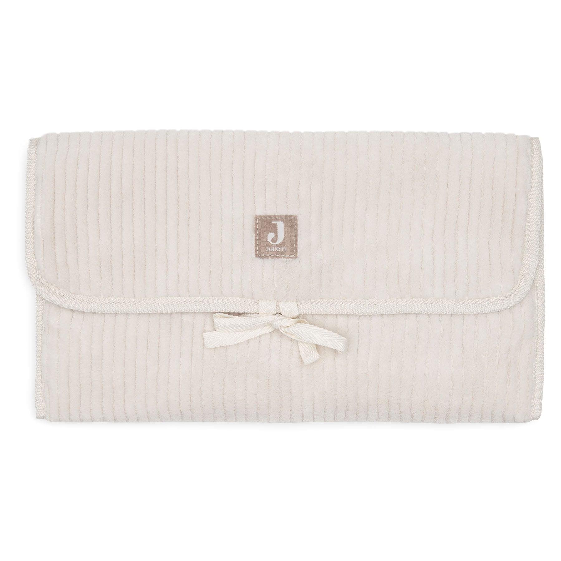 Jollein Verschoningsmat Met Opbergvakken Cloudy Rib | Oatmeal Jollein Verschoningsmat Met Opbergvakken Cloudy Rib | Oatmeal