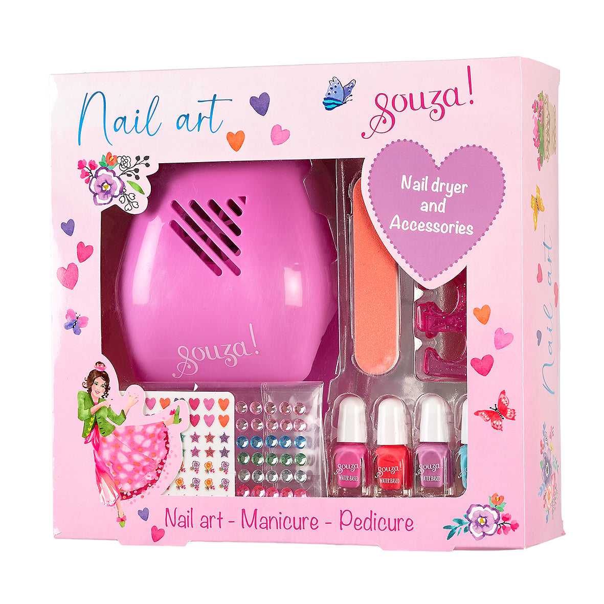 Souza Nageldroger + nagellak set Souza Nageldroger + nagellak set