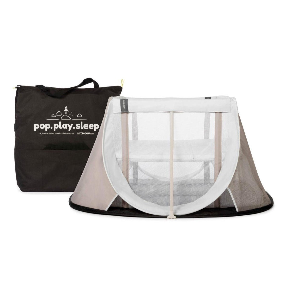 AeroMoov Instant reisbedje - White Sand AeroMoov Instant reisbedje - White Sand