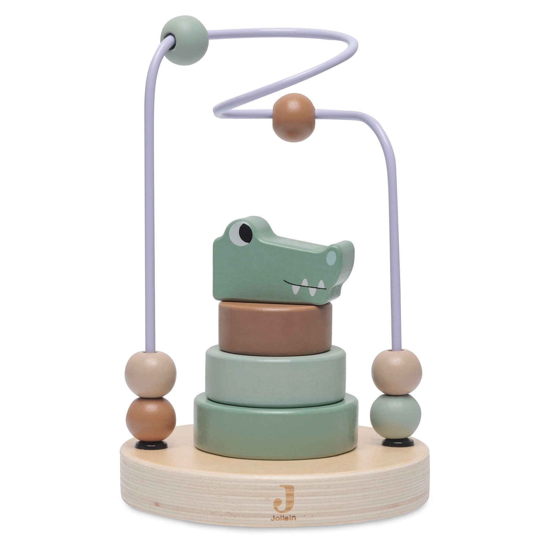 Jollein Houten Bead Maze Croco Jollein Houten Bead Maze Croco