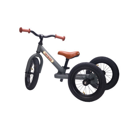 Trybike Steel Loopfiets 2-in-1 | Matt Grey Trybike Steel Loopfiets 2-in-1 | Matt Grey