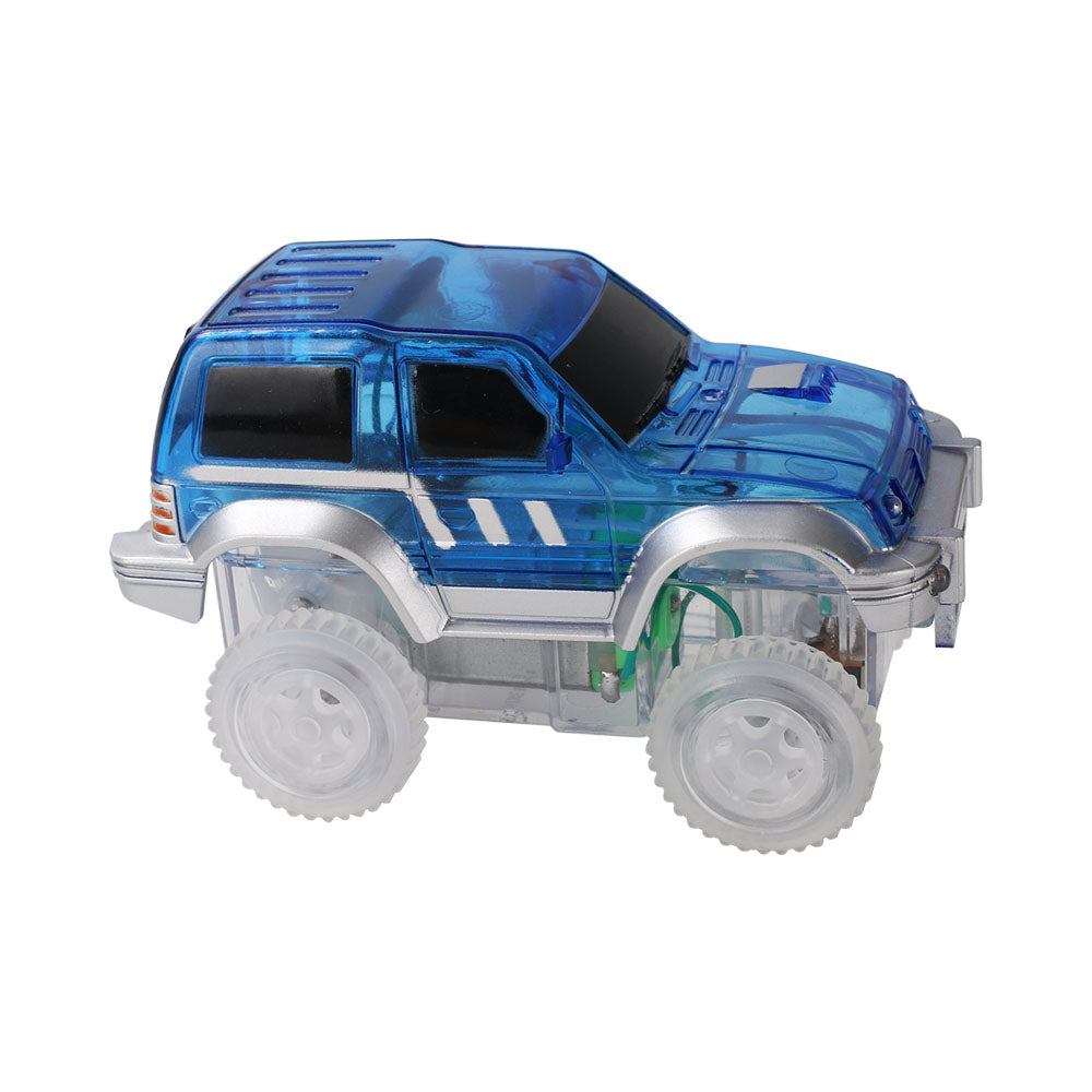 Cleverclixx Race Track Car Blue | 1 Stuk Cleverclixx Race Track Car Blue | 1 Stuk