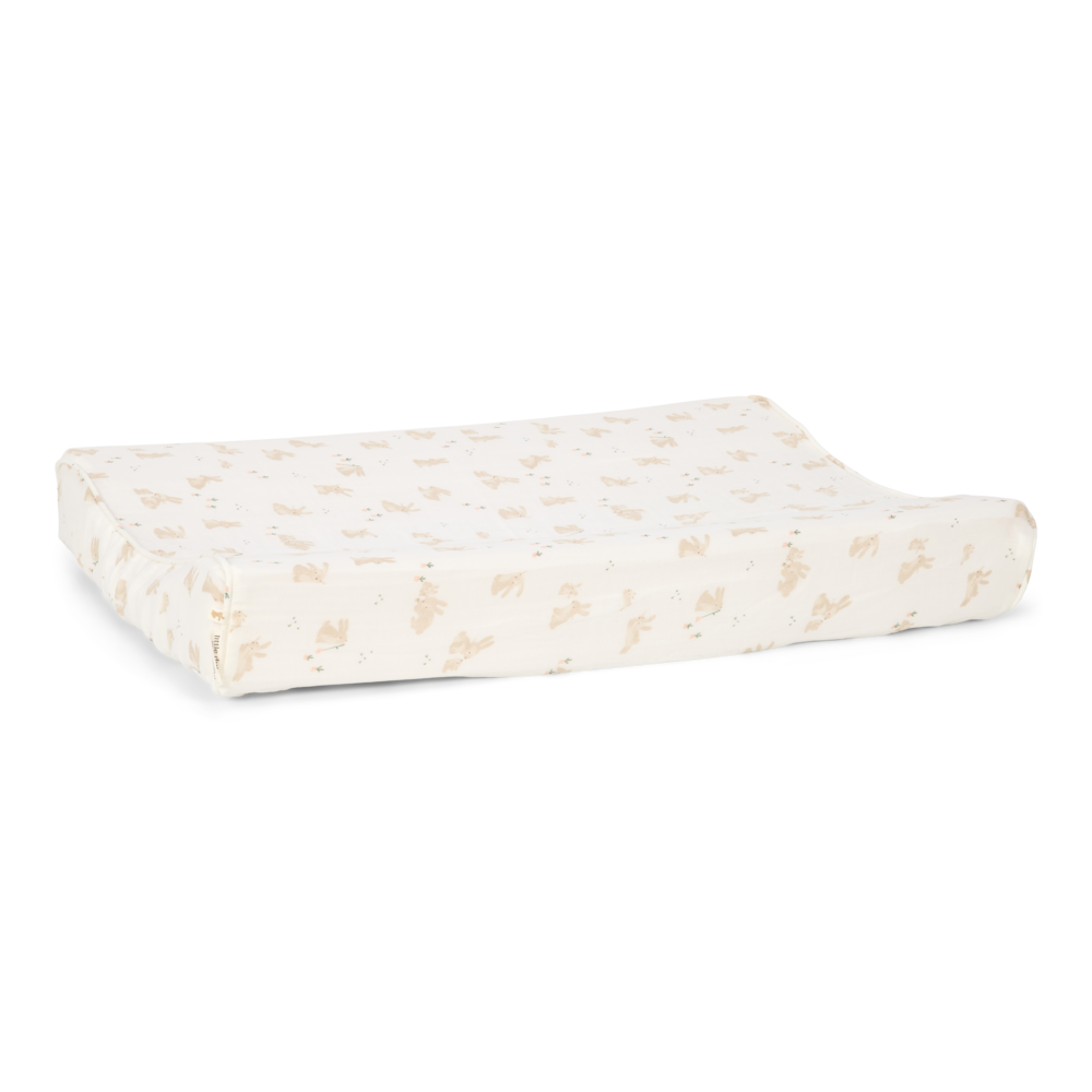 Little Dutch Aankleedkussenhoes Baby Bunny | Wit Little Dutch Aankleedkussenhoes Baby Bunny | Wit