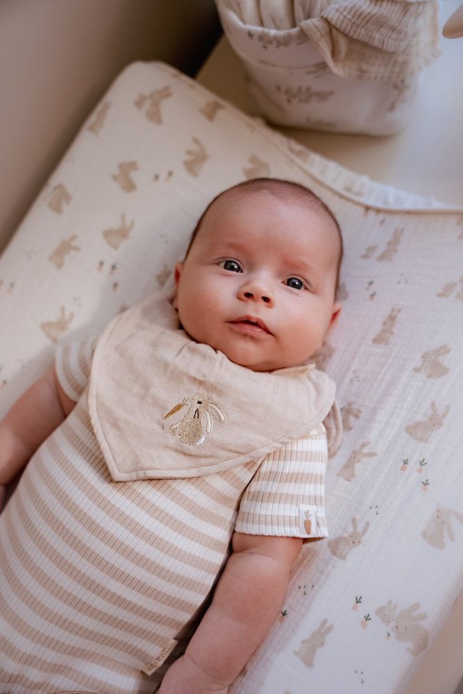 Little Dutch Aankleedkussenhoes Baby Bunny | Wit Little Dutch Aankleedkussenhoes Baby Bunny | Wit