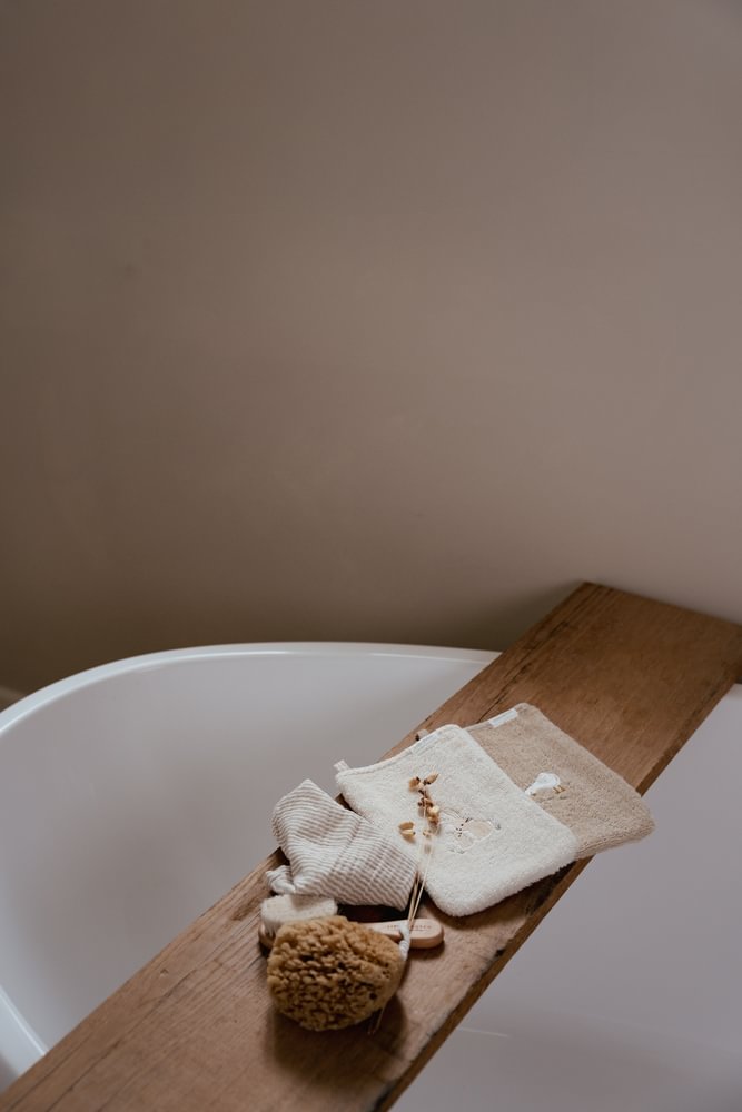 Little Dutch Washandjes Set Geborduurd Baby Bunny | Wit Little Dutch Washandjes Set Geborduurd Baby Bunny | Wit