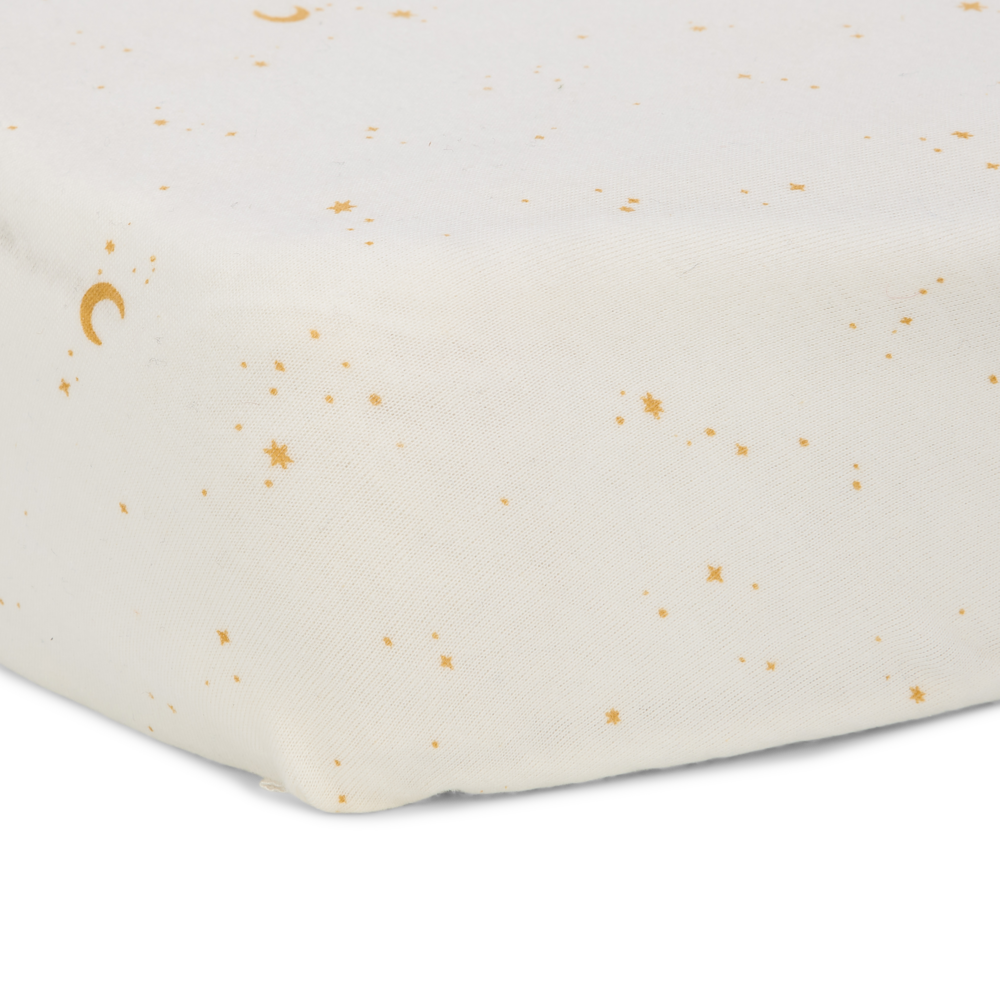 Little Dutch Hoeslaken Moon & Stars 70X140/150 | Wit Little Dutch Hoeslaken Moon & Stars 70X140/150 | Wit