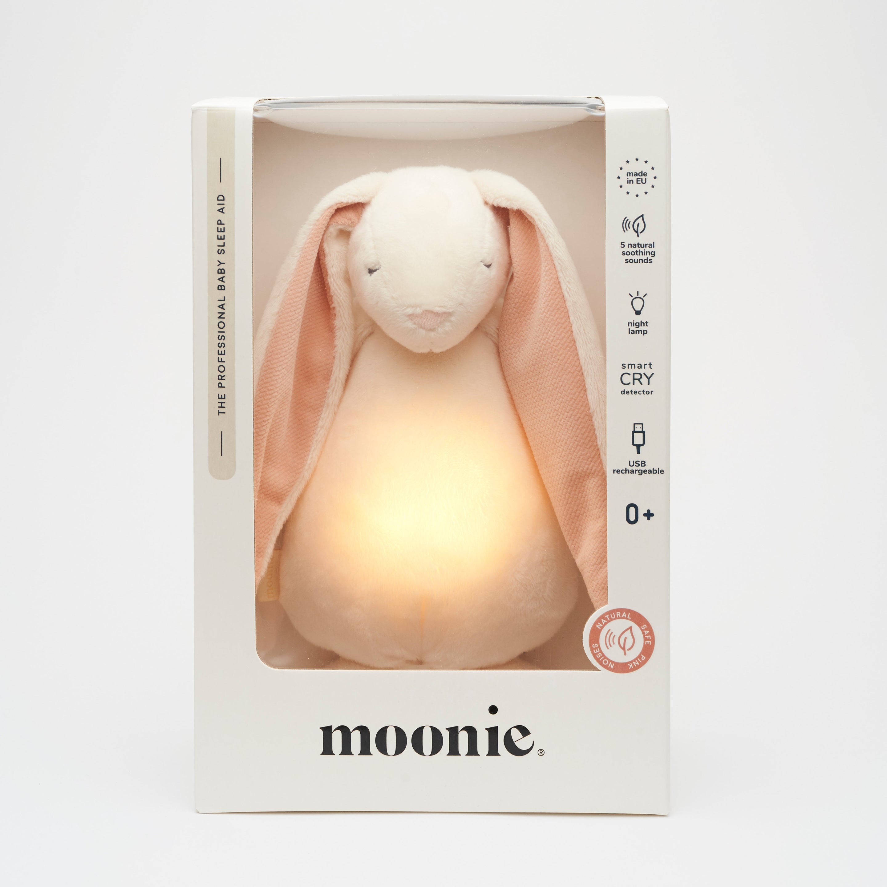 Moonie 2.0 upgrade - Knuffel Hartslag en Licht | Humming Friend Powder - Polyester Moonie 2.0 upgrade - Knuffel Hartslag en Licht | Humming Friend Powder - Polyester