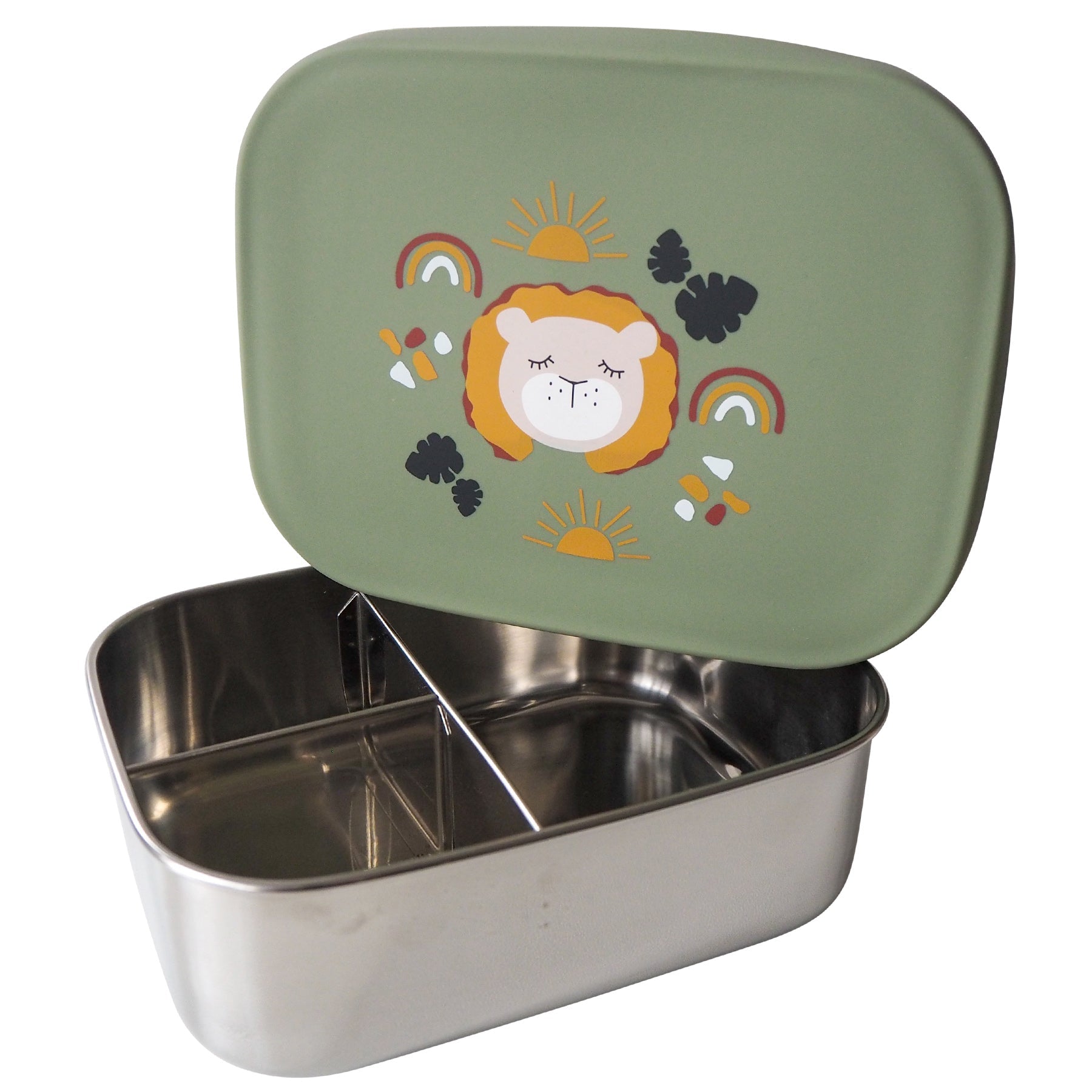 Kikadu Lunch Box | Lion Olive Kikadu Lunch Box | Lion Olive