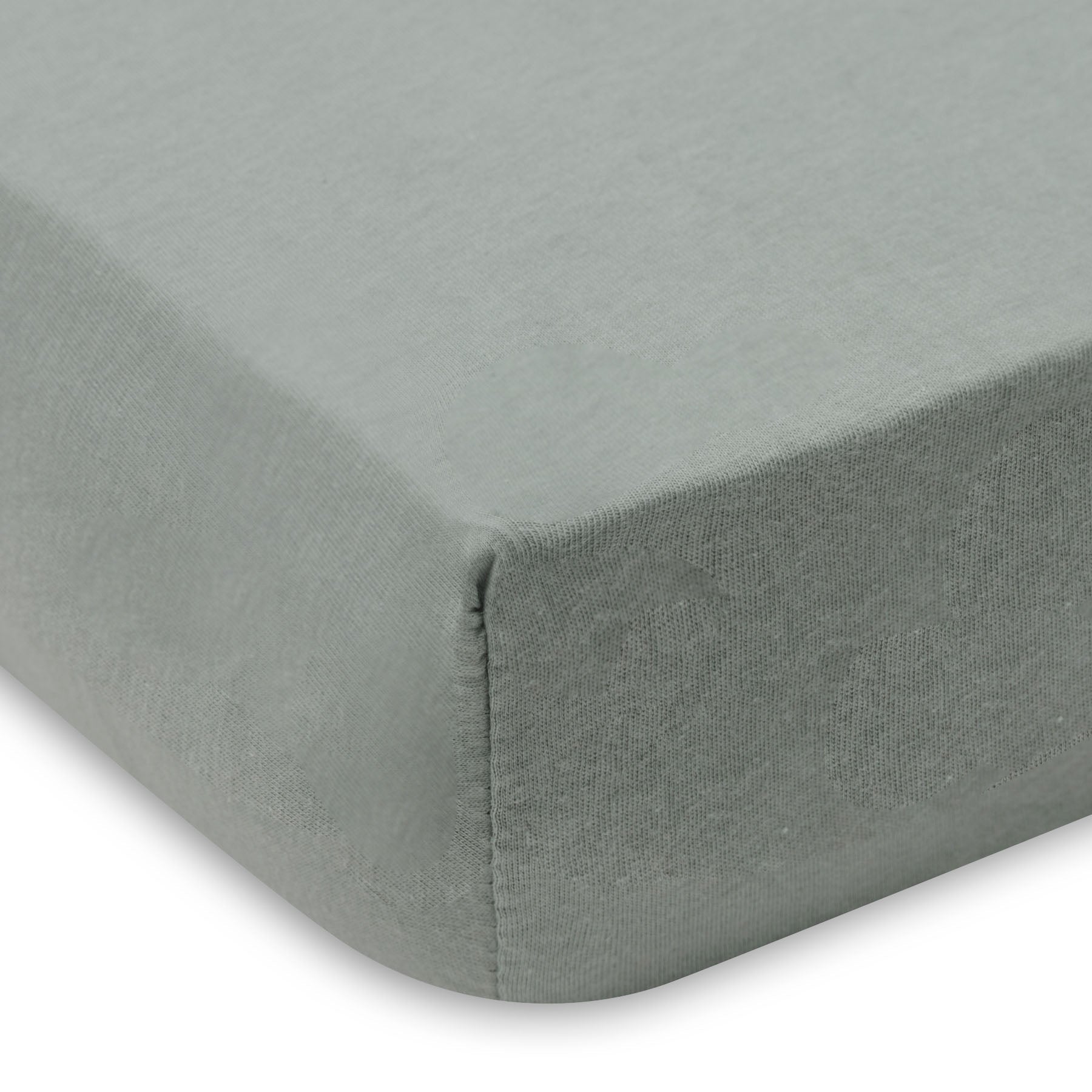 Jollein Hoeslaken Jersey 40/50x80/90cm | Sea Green/Ivory | 2st Jollein Hoeslaken Jersey 40/50x80/90cm | Sea Green/Ivory | 2st