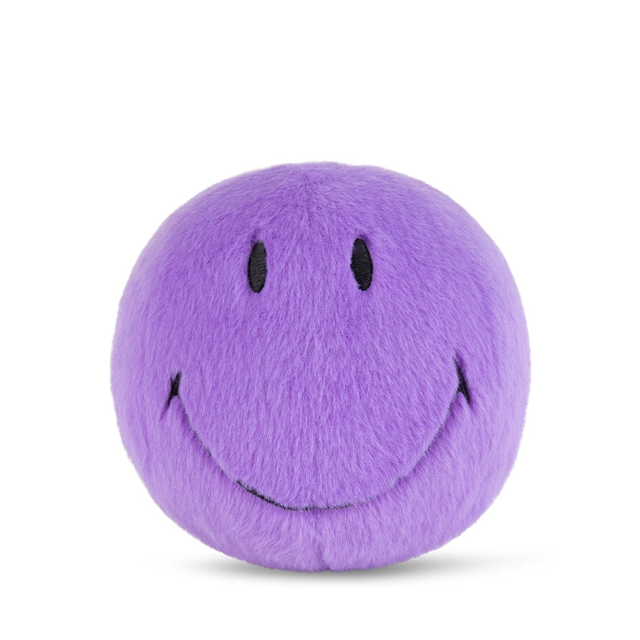Bon Ton Toys x Smiley Knuffel Eco Fuzzy 13cm | Paars Bon Ton Toys x Smiley Knuffel Eco Fuzzy 13cm | Paars