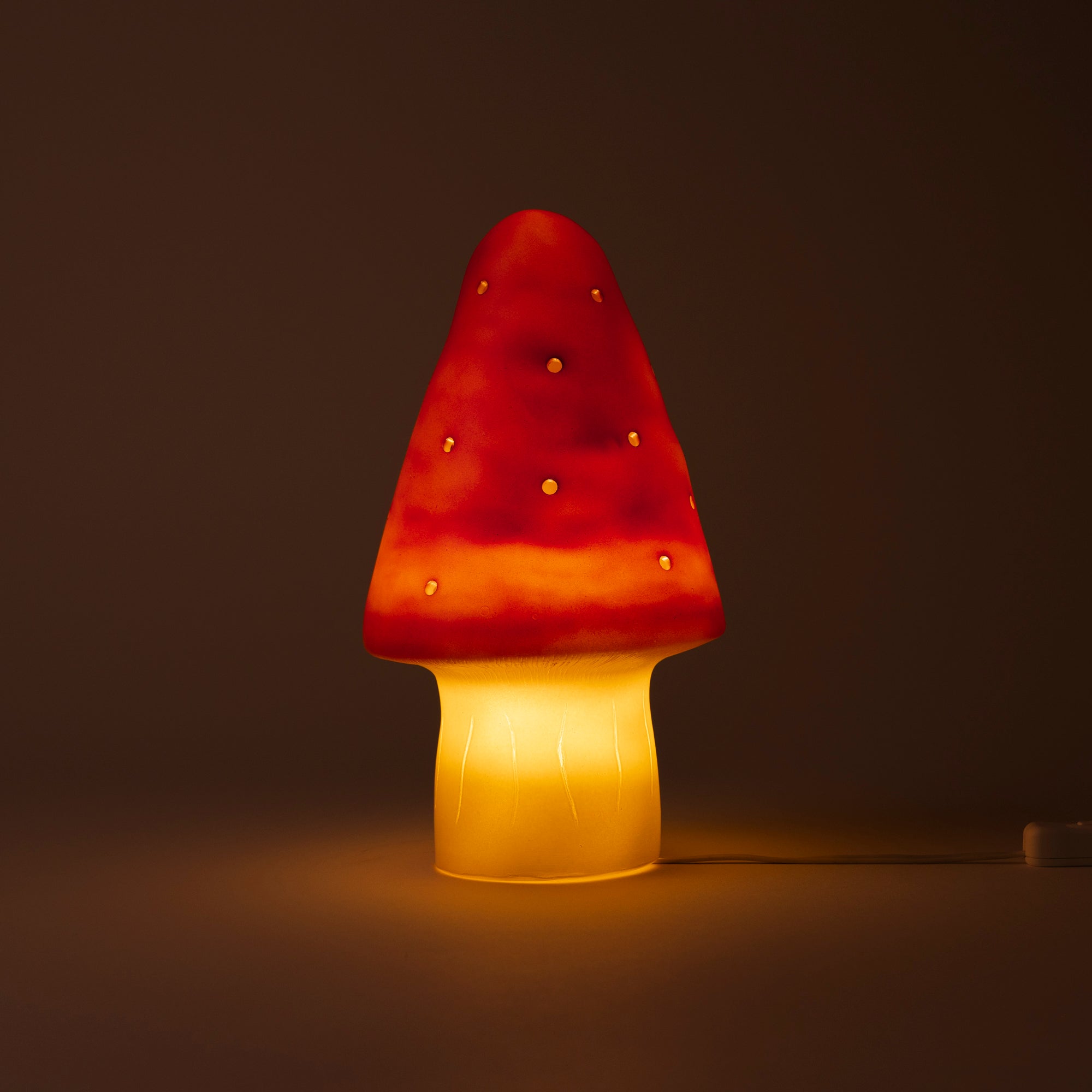 Egmont Toys Nachtlamp Mushroom Rood Brick 28cm Egmont Toys Nachtlamp Mushroom Rood Brick 28cm