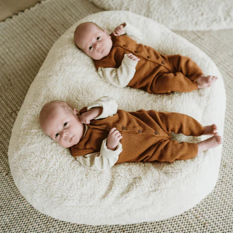 Ilmaha Hoes Voor Relax/Voedingskussen Teddy Tweeling | Ecru Ilmaha Hoes Voor Relax/Voedingskussen Teddy Tweeling | Ecru