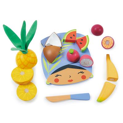 Tender Leaf Toys Snijplankje Tropisch Fruit Tender Leaf Toys Snijplankje Tropisch Fruit