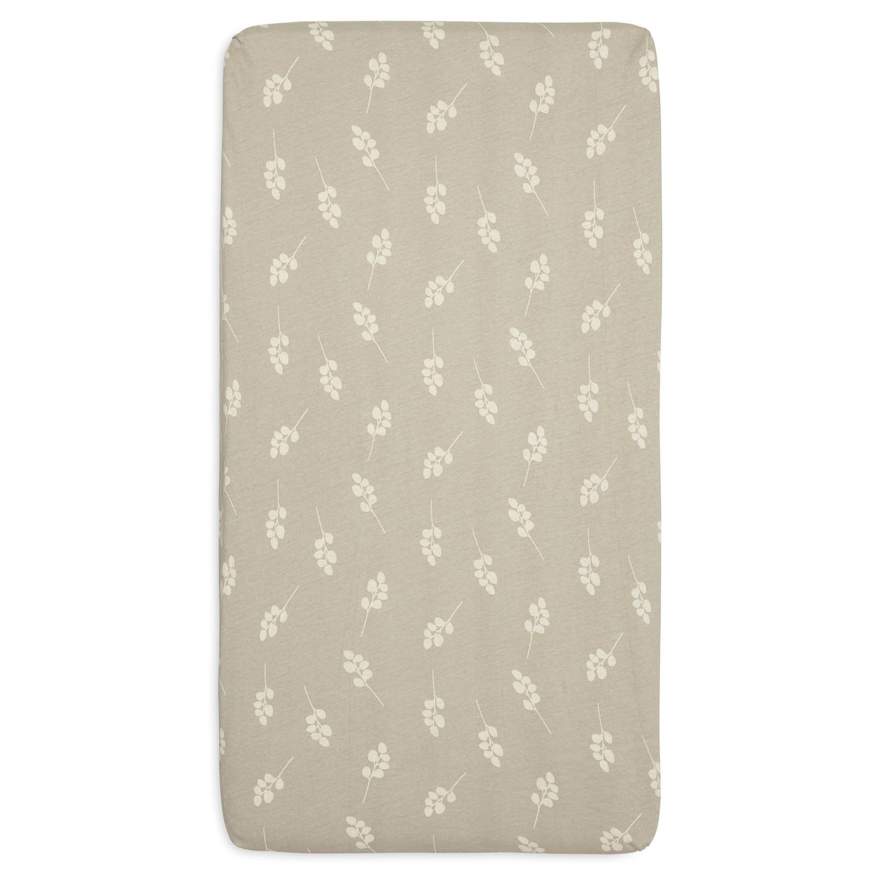 Jollein Hoeslaken Jersey 60x120cm | Twig Olive Green Jollein Hoeslaken Jersey 60x120cm | Twig Olive Green