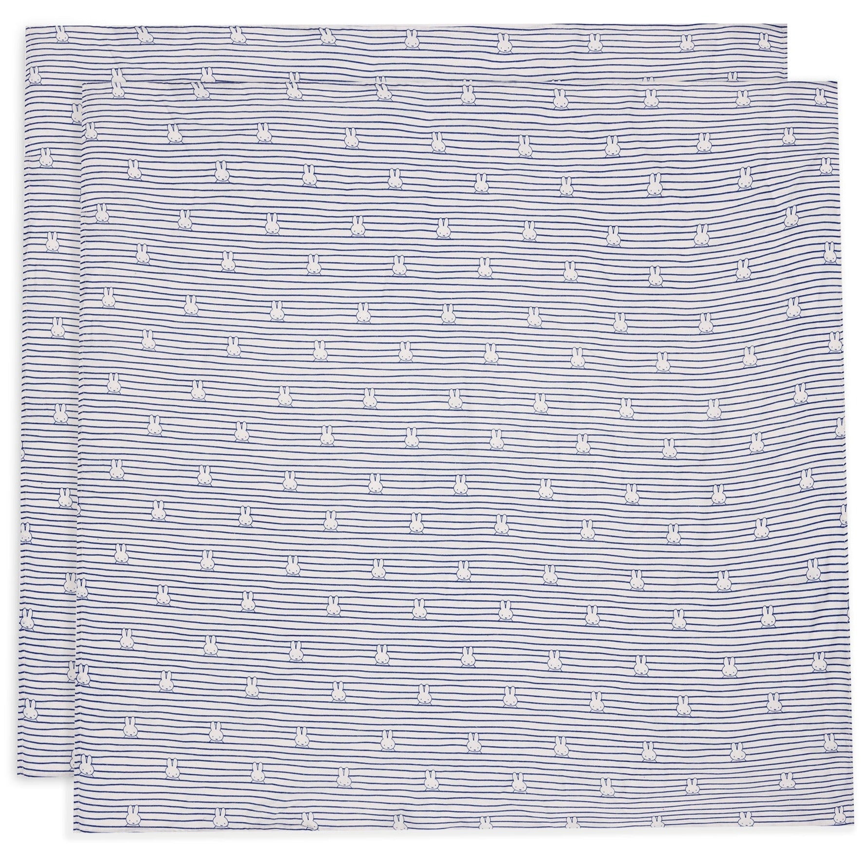 * Jollein Hydrofiele Doek Large 115x115cm | Miffy Stripe Navy (2Pack) * Jollein Hydrofiele Doek Large 115x115cm | Miffy Stripe Navy (2Pack)