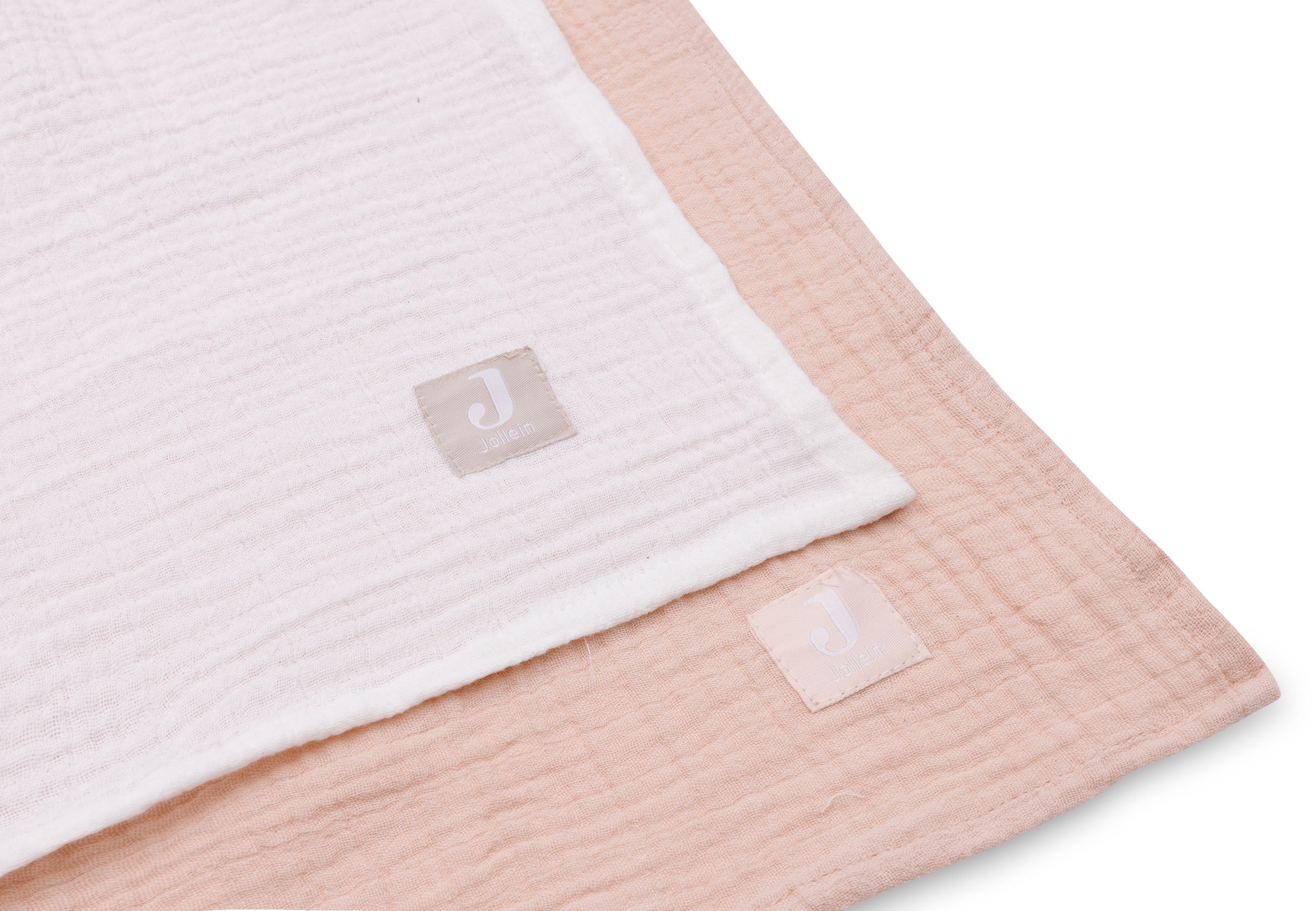 Jollein Hydrofiele Doek Large 115x115cm | Wild Rose/Ivory (2Pack) Jollein Hydrofiele Doek Large 115x115cm | Wild Rose/Ivory (2Pack)