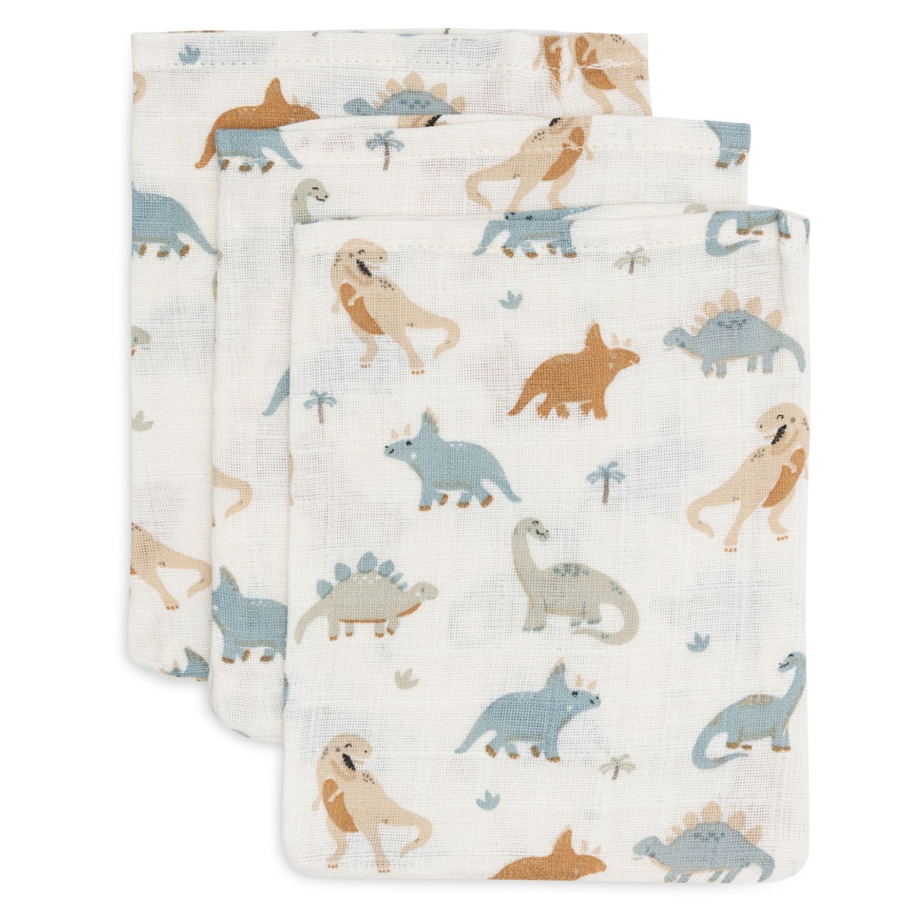 Jollein Washandje 15x20cm Roarsome (3pack) Jollein Washandje 15x20cm Roarsome (3pack)