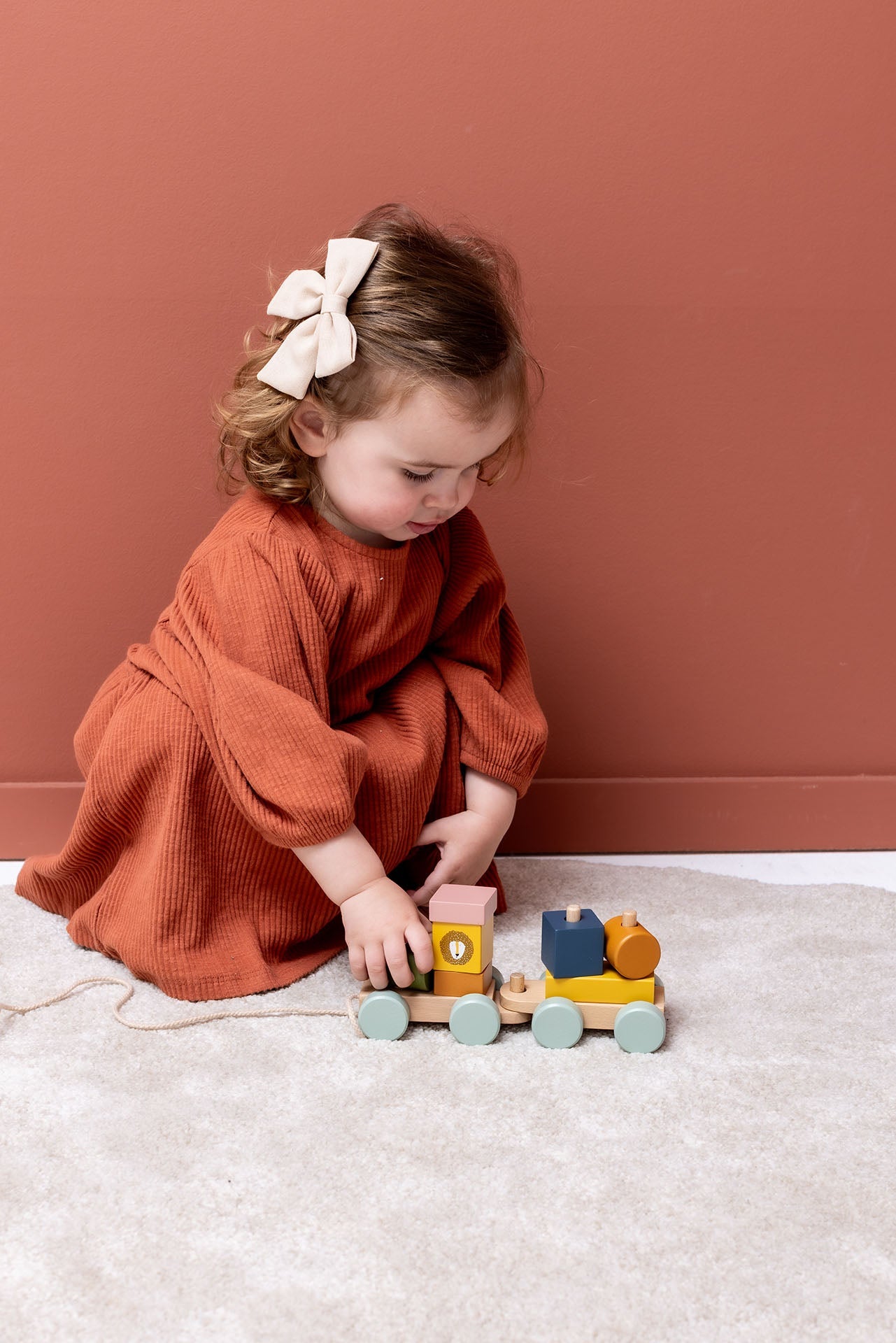 Trixie Houten Mini Dierentrein Trixie Houten Mini Dierentrein