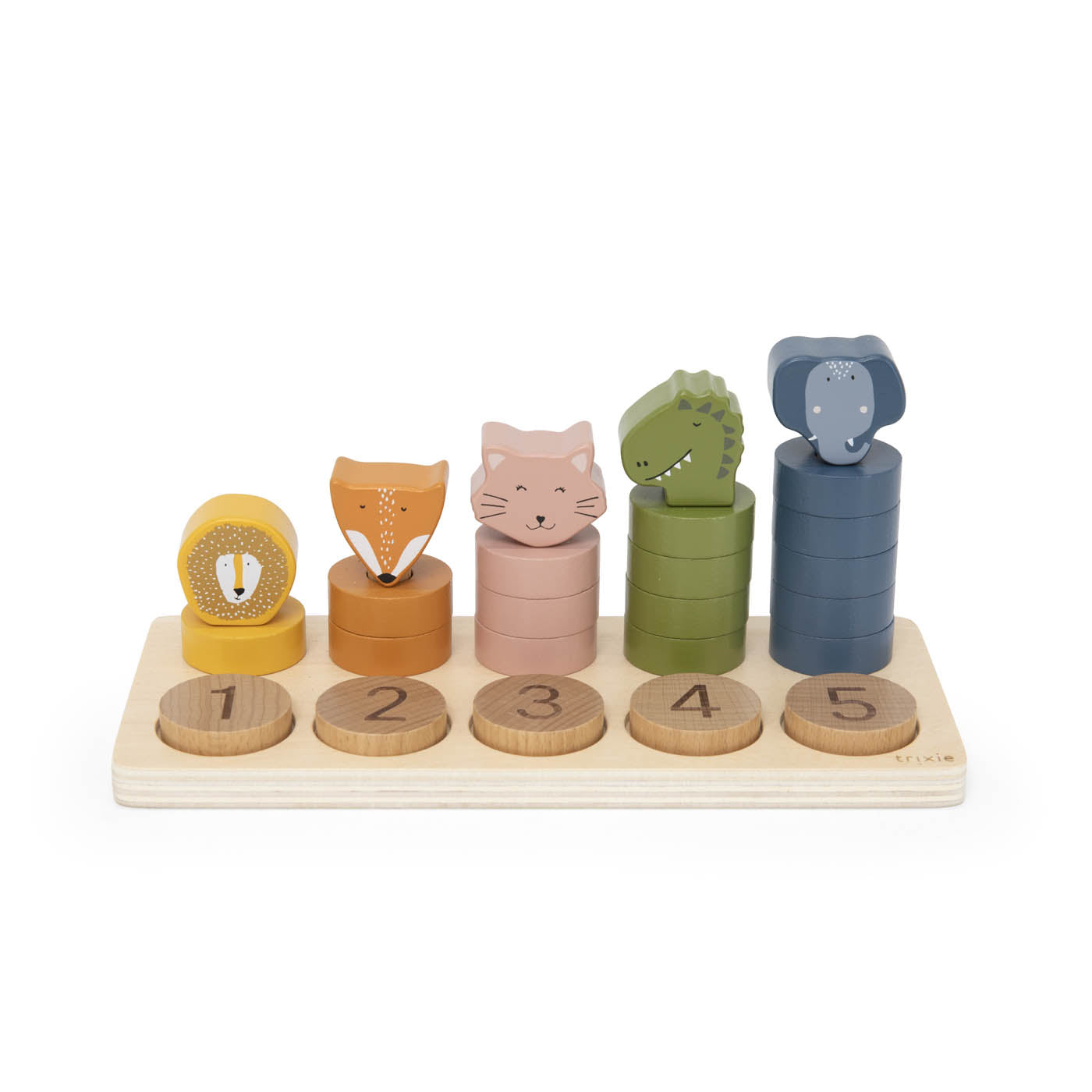 Trixie Houten Telpuzzel 0-5 Trixie Houten Telpuzzel 0-5