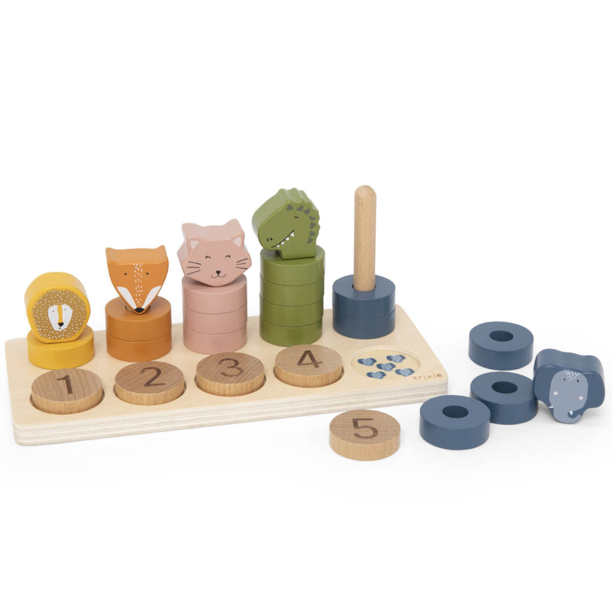 Trixie Houten Telpuzzel 0-5 Trixie Houten Telpuzzel 0-5