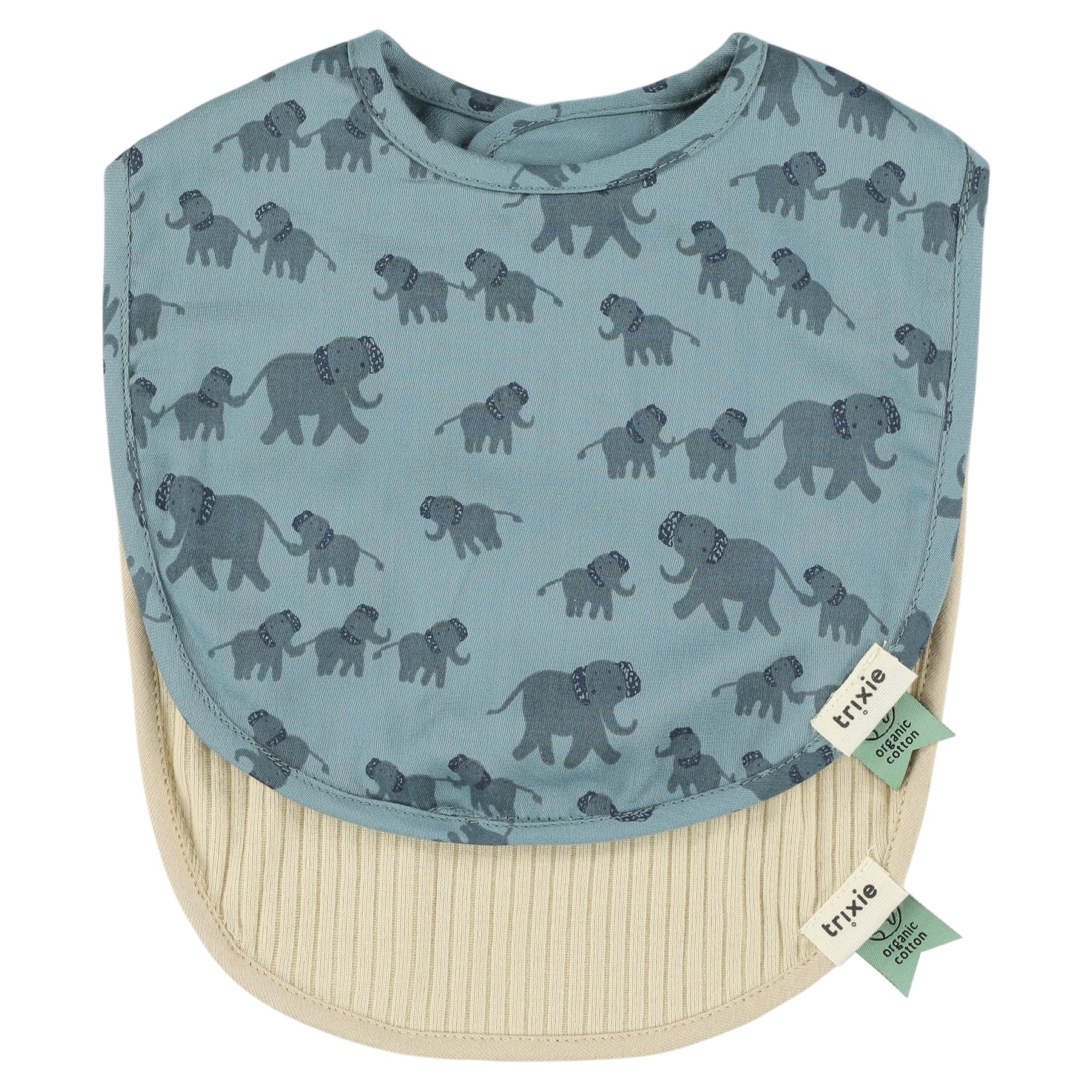 Trixie Slabbetje 2-Pack Mix - Enchanting Elephant Trixie Slabbetje 2-Pack Mix - Enchanting Elephant