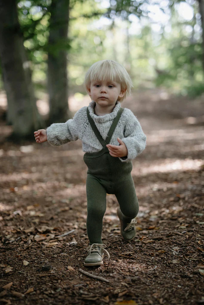 Silly Silas Broekkousen Footed Met Voetjes | Olive Silly Silas Broekkousen Footed Met Voetjes | Olive