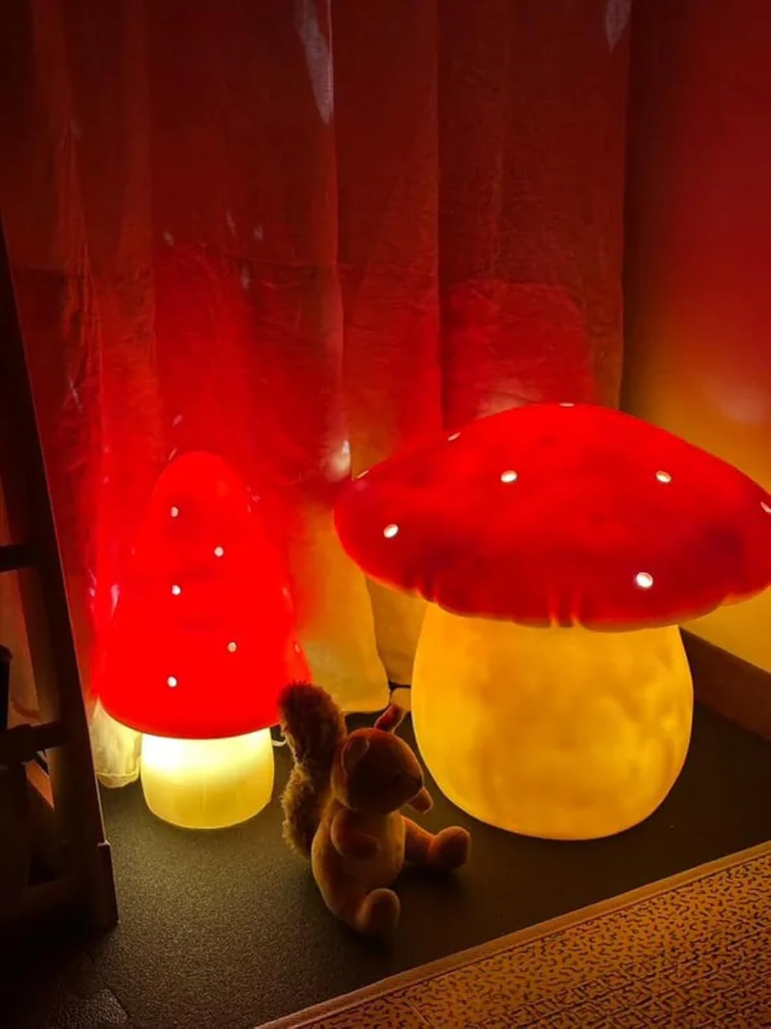 Egmont Toys Nachtlamp Mushroom Large Rood 30cm Egmont Toys Nachtlamp Mushroom Large Rood 30cm