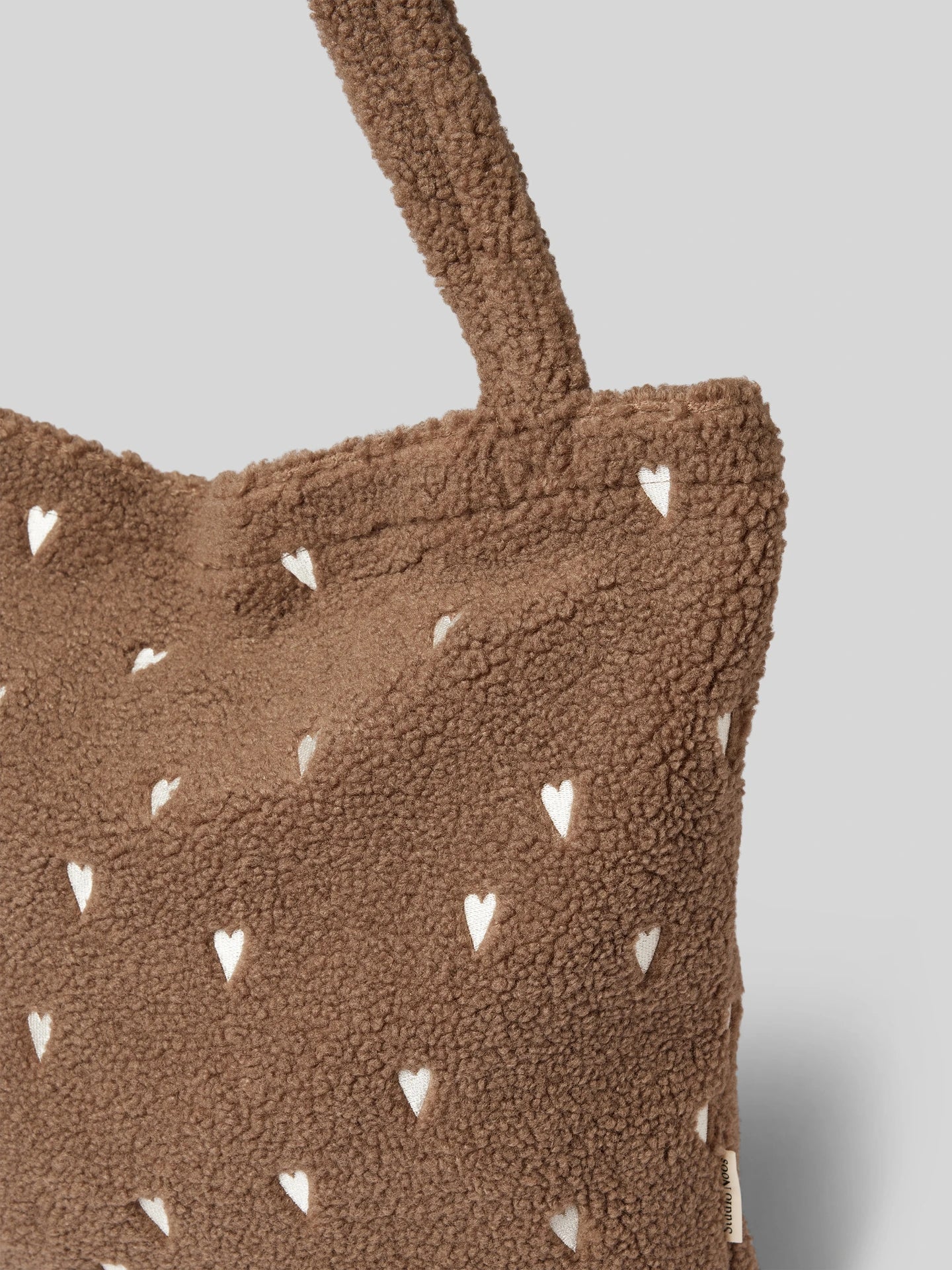 Studio Noos Brown Teddy Hearts Mom Bag Studio Noos Brown Teddy Hearts Mom Bag