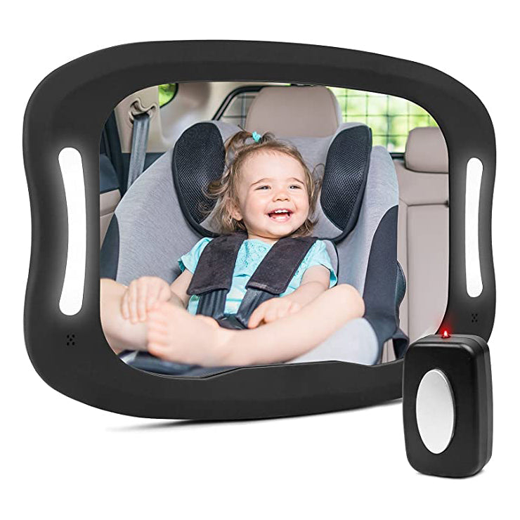 BabyDan Autospiegel met LED-verlichting BabyDan Autospiegel met LED-verlichting