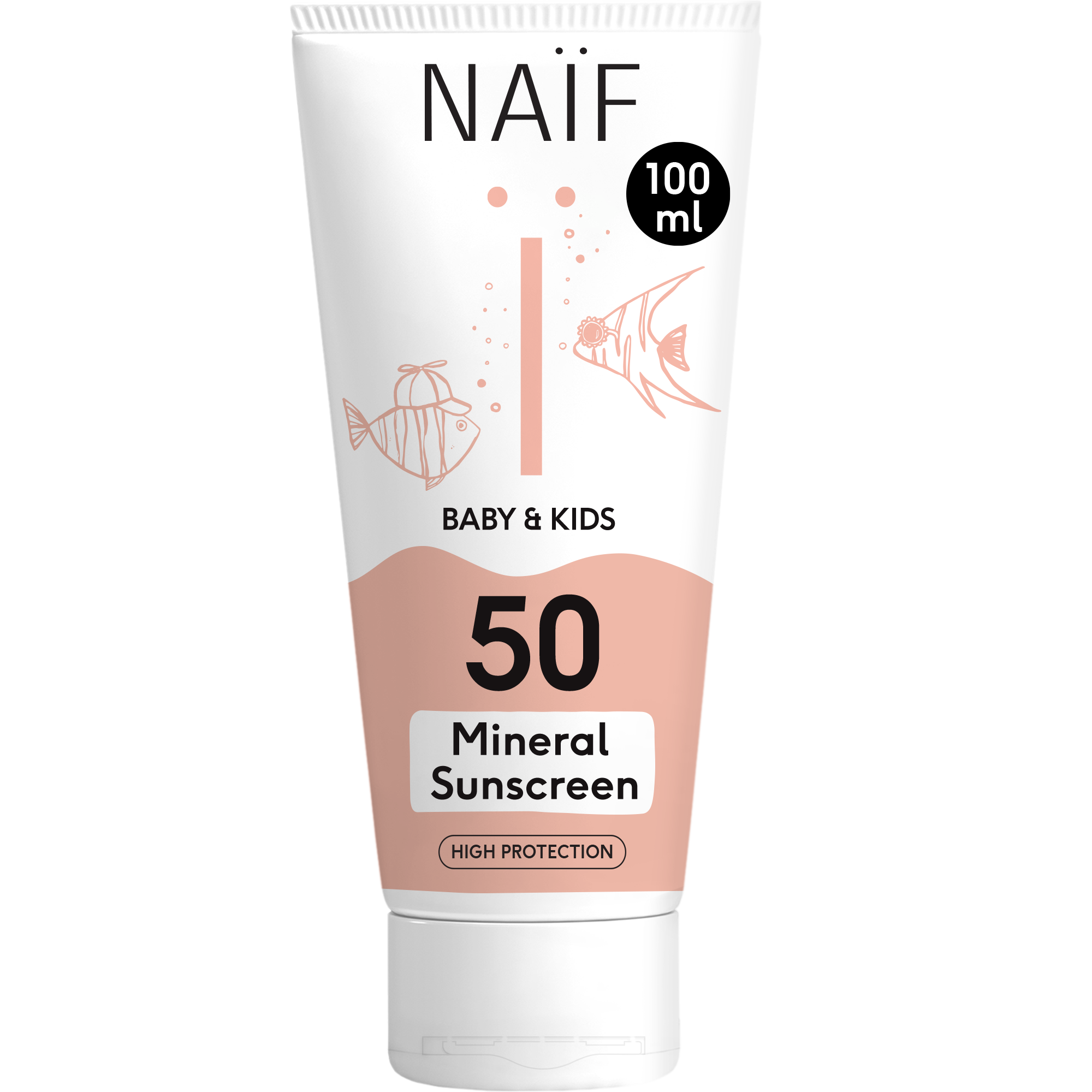 Naïf Minerale Zonnecrème SPF50 | 100ml Naïf Minerale Zonnecrème SPF50 | 100ml