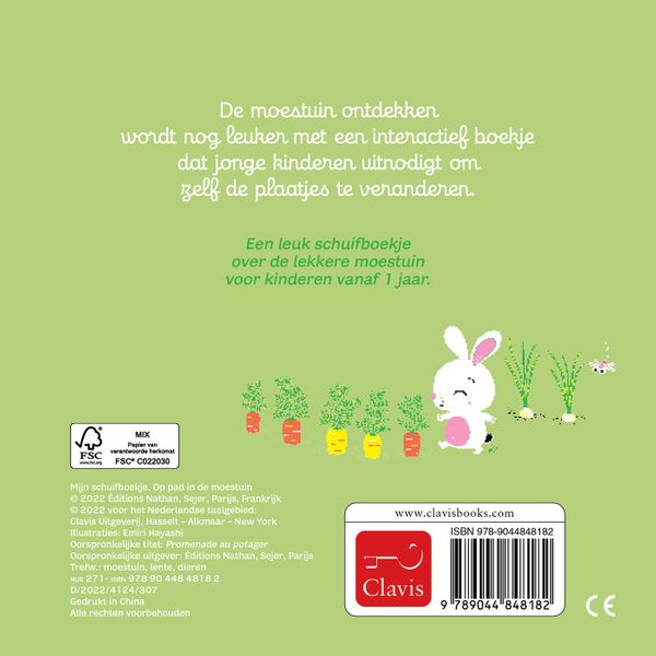 Clavis Mijn Schuifboekje | Op Pad In De Moestuin Clavis Mijn Schuifboekje | Op Pad In De Moestuin