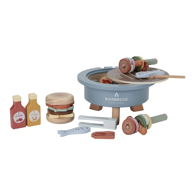 Little Dutch Barbecue Toy Set Houten Speelset Little Dutch Barbecue Toy Set Houten Speelset