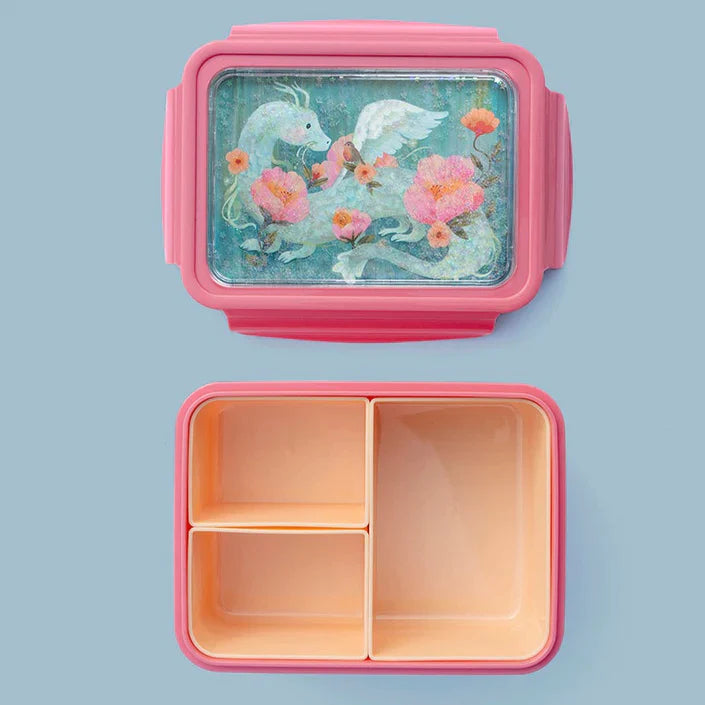 Petit Monkey Handige Bento Lunchbox Met Vakjes | Fairytale Dragon Pearl Stars Petit Monkey Handige Bento Lunchbox Met Vakjes | Fairytale Dragon Pearl Stars