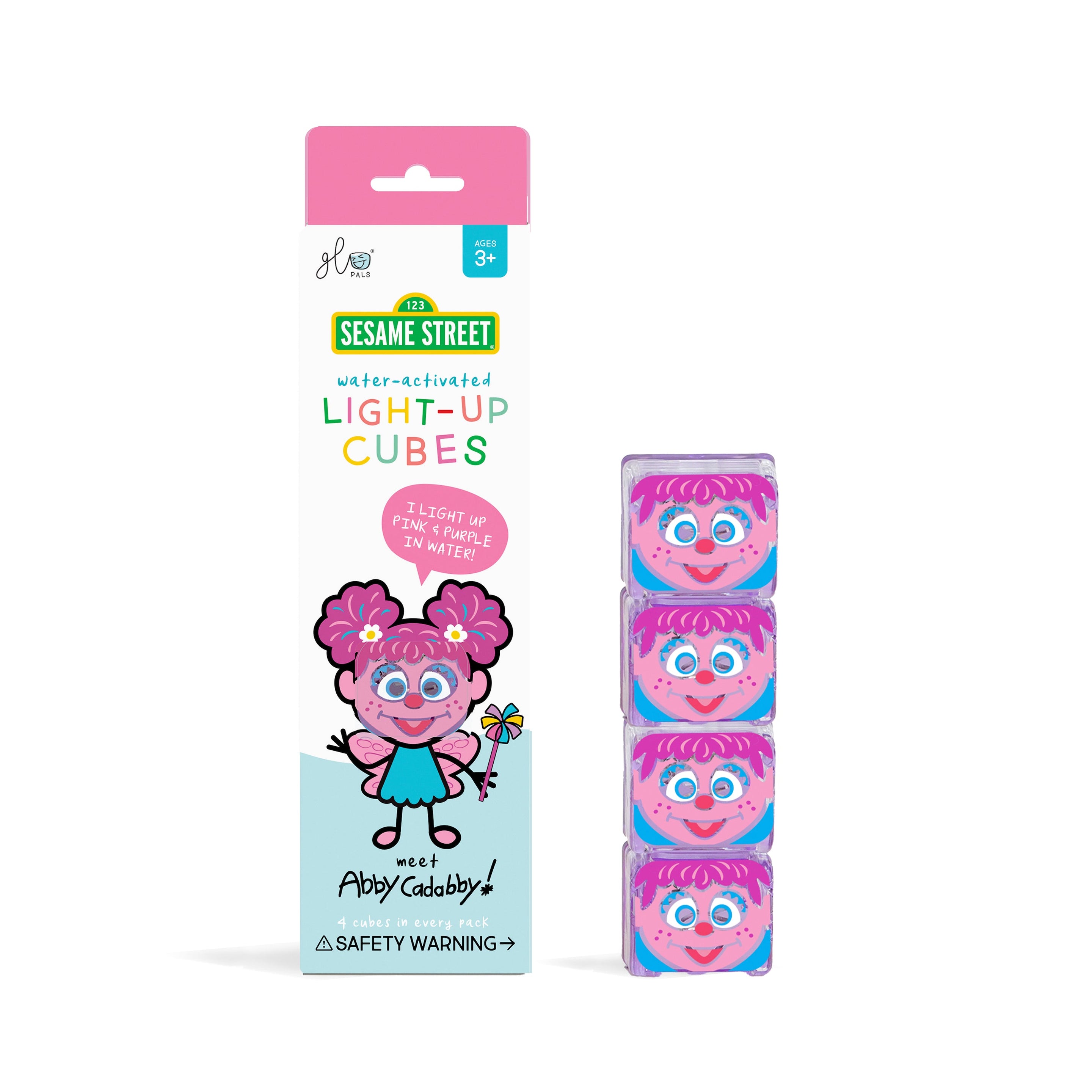 Glo Pals Light Up Cubes Badspeelgoed Roze | Abby Cadabby Glo Pals Light Up Cubes Badspeelgoed Roze | Abby Cadabby