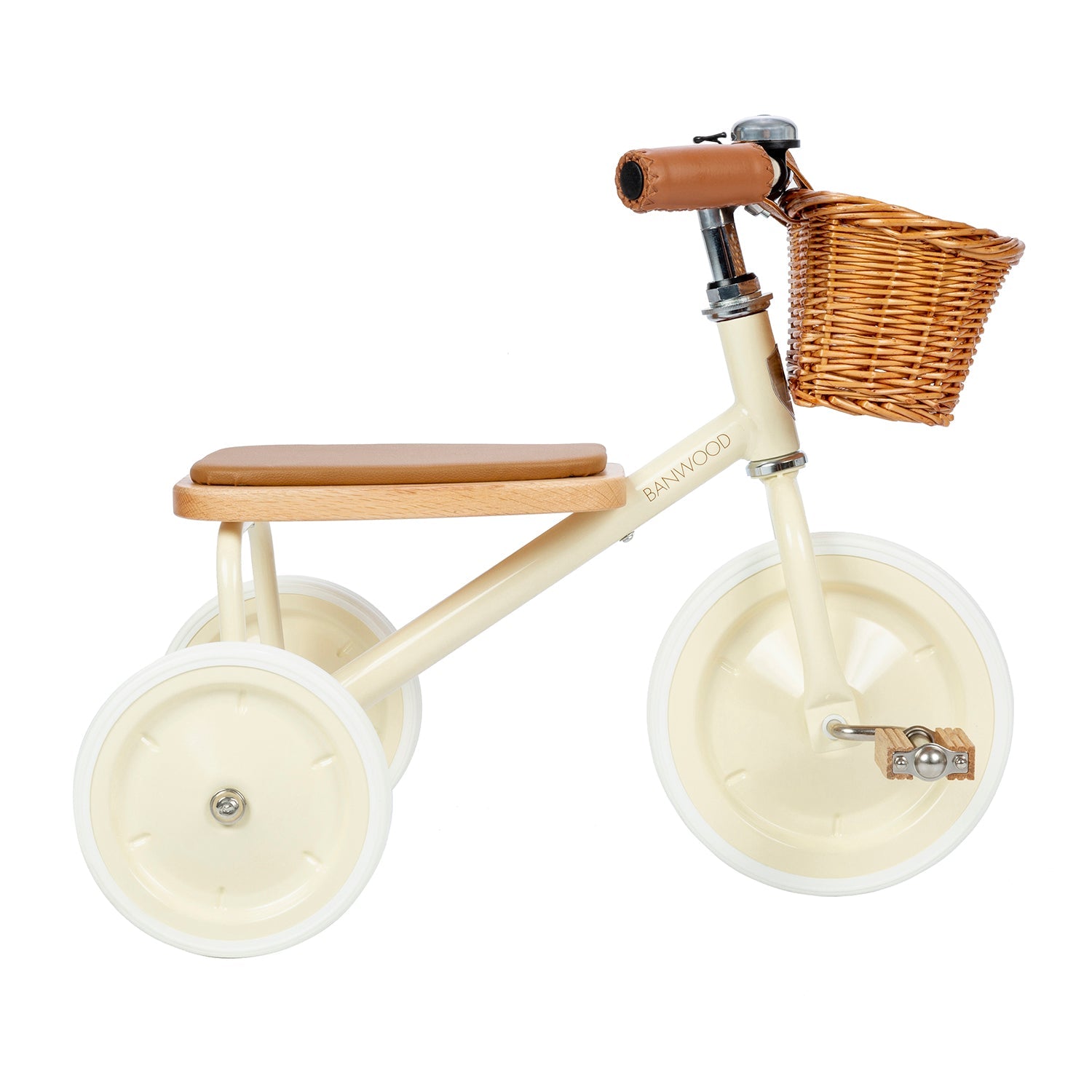 Banwood Trike Driewieler Met Mandje | Cream Banwood Trike Driewieler Met Mandje | Cream