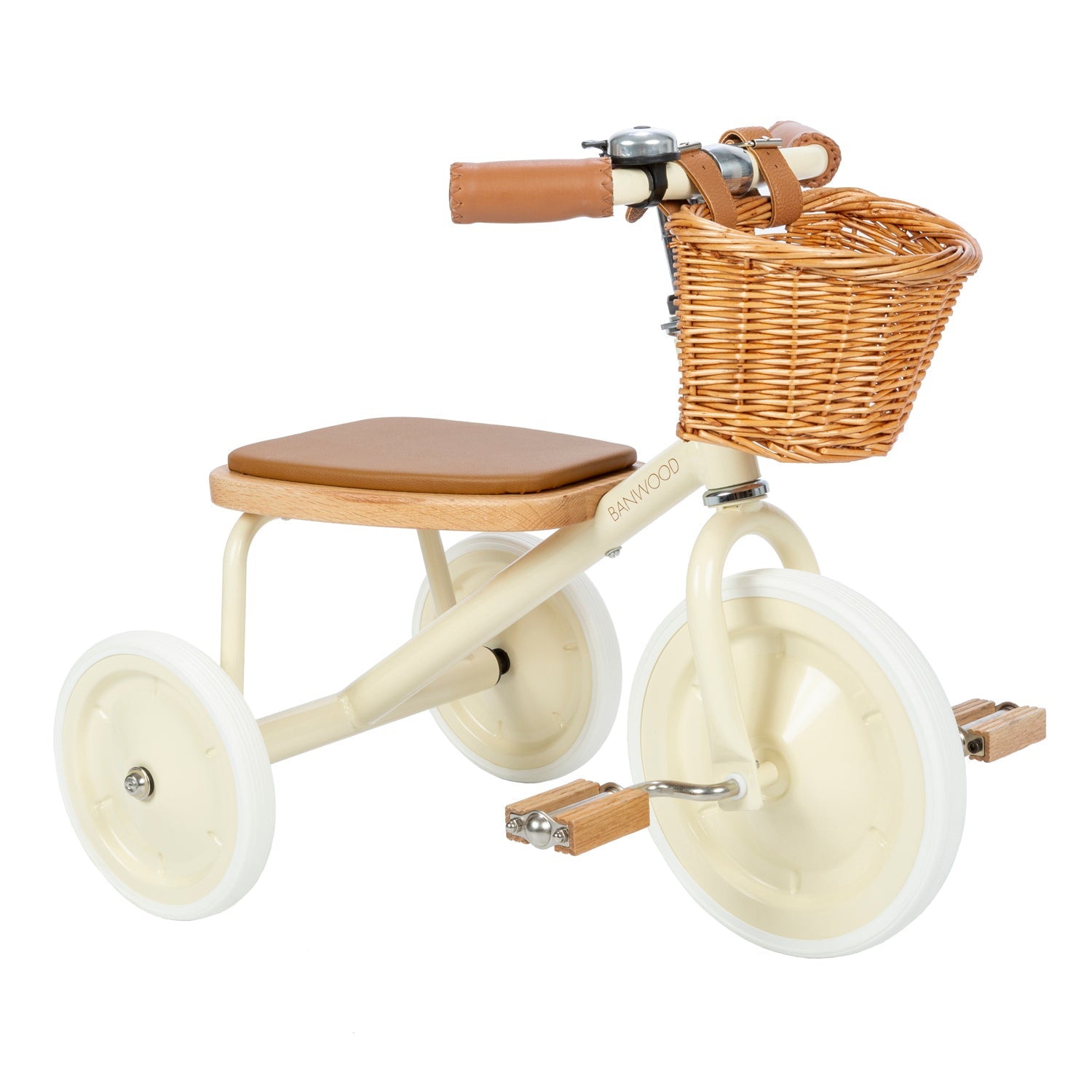 Banwood Trike Driewieler Met Mandje | Cream Banwood Trike Driewieler Met Mandje | Cream