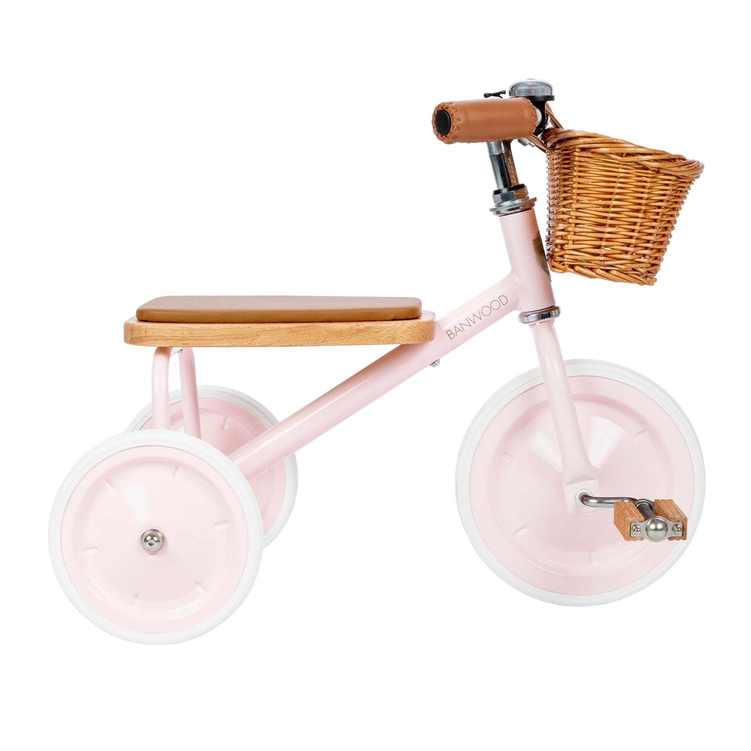 Banwood Trike Driewieler Met Mandje | Pink Banwood Trike Driewieler Met Mandje | Pink