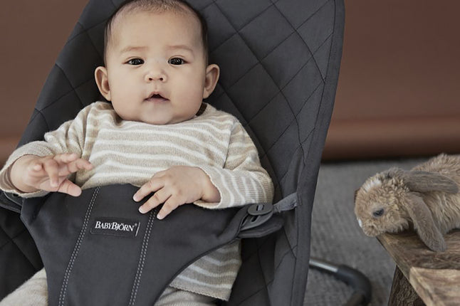 Babybjörn Bouncer Bliss Wipstoeltje | Anthracite Babybjörn Bouncer Bliss Wipstoeltje | Anthracite
