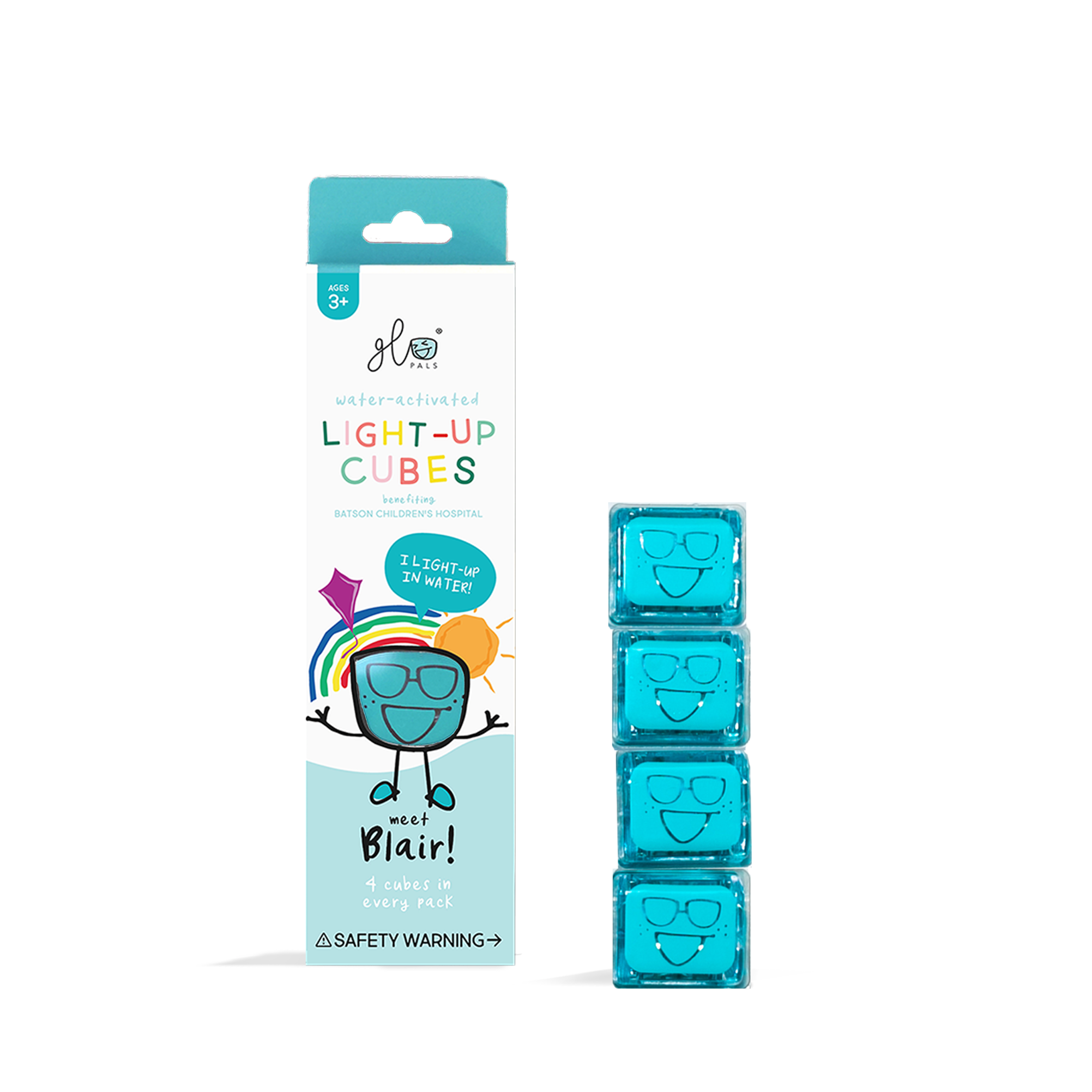 Glo Pals Light Up Cubes Badspeelgoed Blauw | Blair Glo Pals Light Up Cubes Badspeelgoed Blauw | Blair