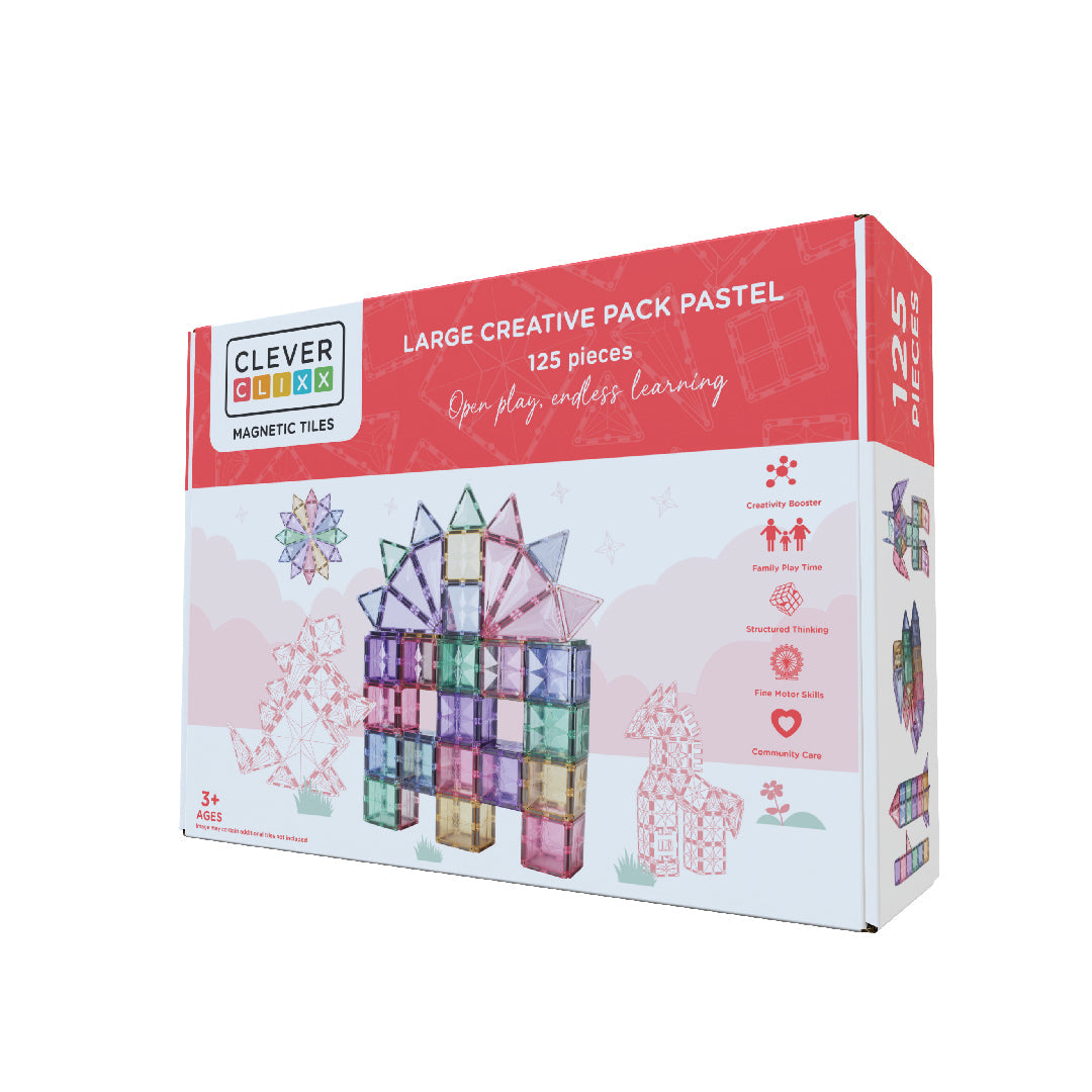 Cleverclixx Large Creative Pack Pastel | 125 Stuks Cleverclixx Large Creative Pack Pastel | 125 Stuks