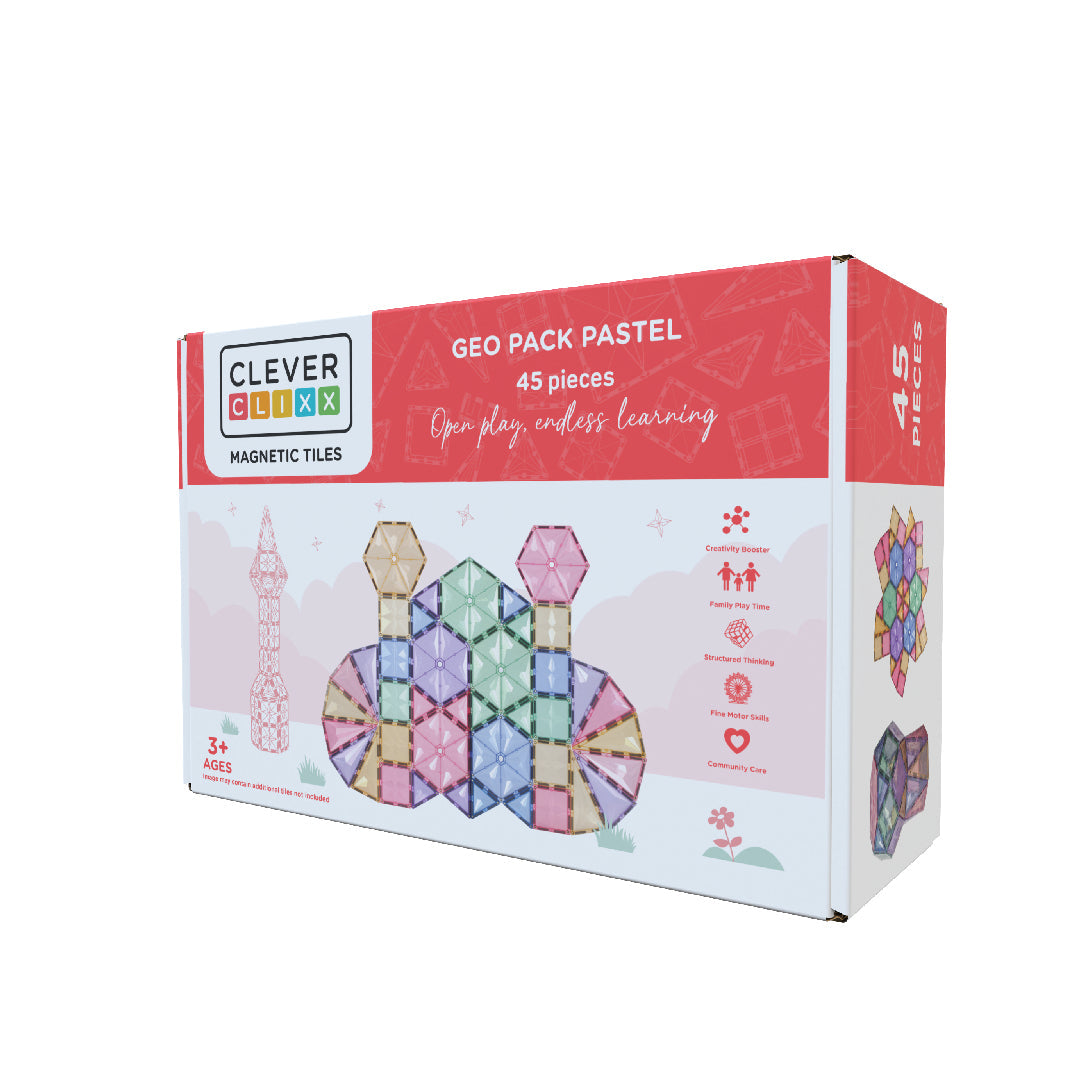 Cleverclixx Geo Pack Pastel | 45 Stuks Cleverclixx Geo Pack Pastel | 45 Stuks