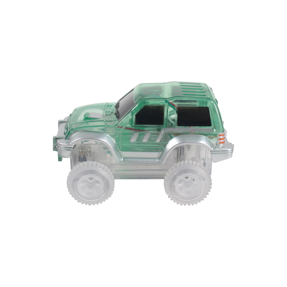 Cleverclixx Race Track Car Green | 1 Stuk Cleverclixx Race Track Car Green | 1 Stuk