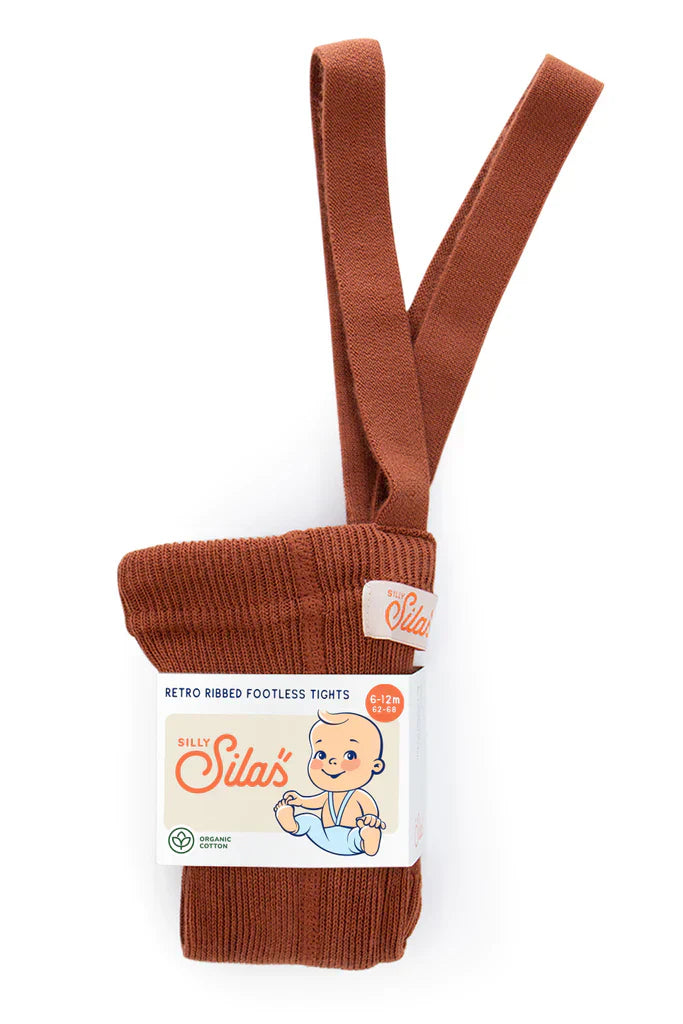 Silly Silas Zonder Voetjes Cotton Tights | Cinnamon Silly Silas Zonder Voetjes Cotton Tights | Cinnamon