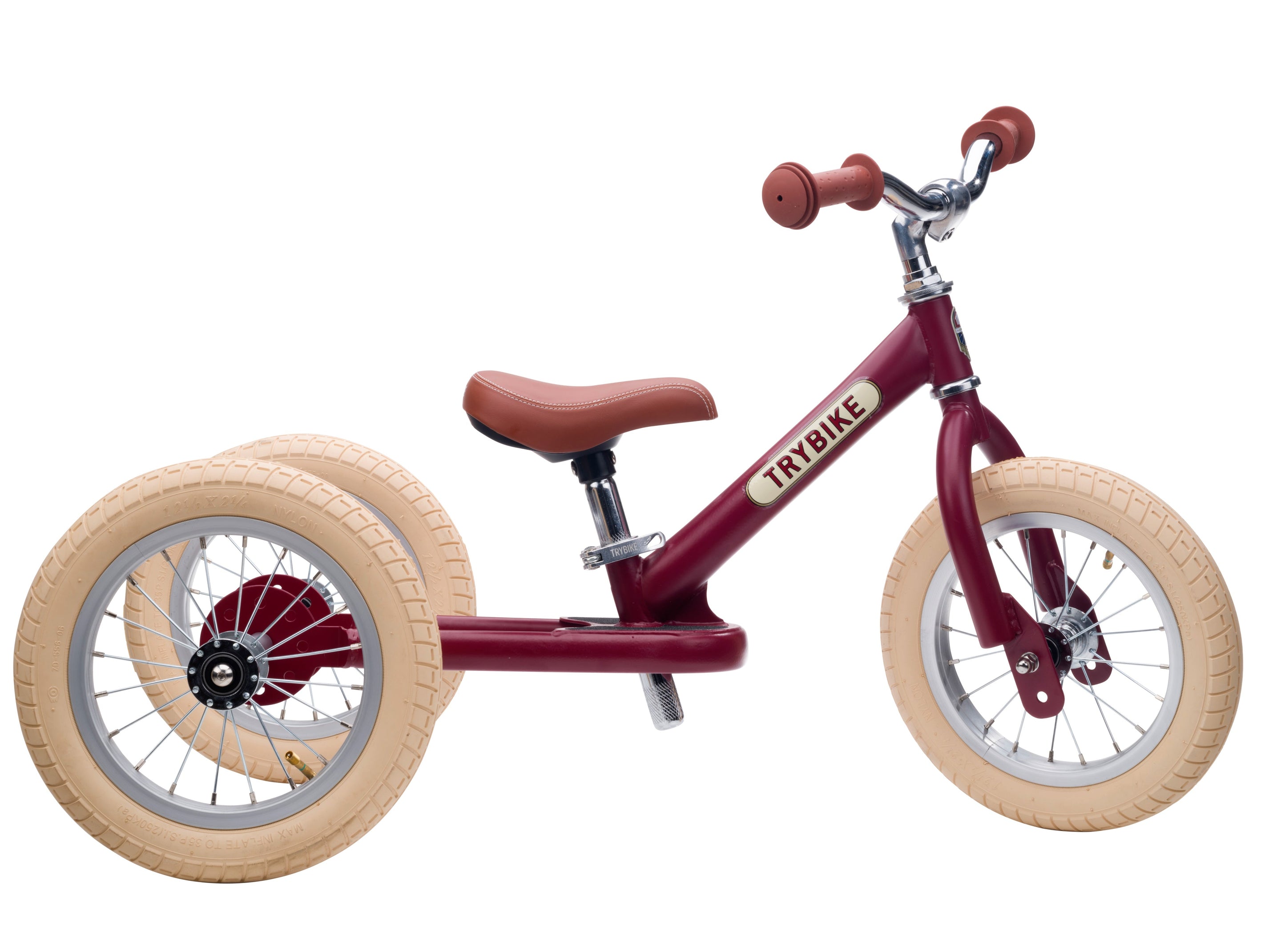 Trybike Steel Loopfiets 2-in-1 | Matt Red Trybike Steel Loopfiets 2-in-1 | Matt Red