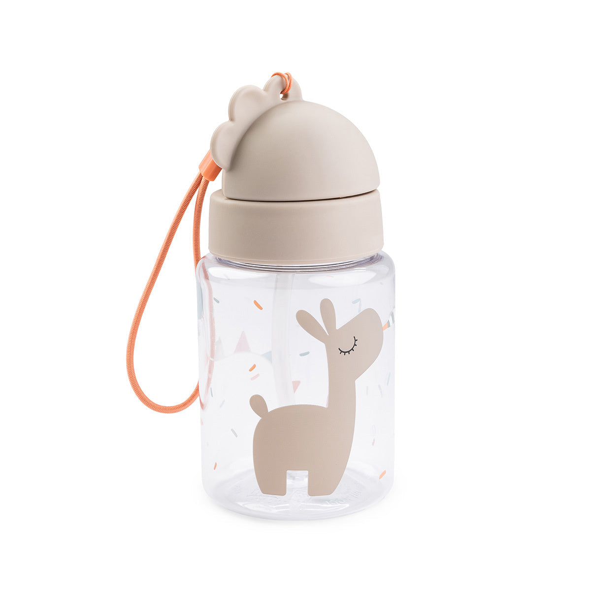 Done By Deer Drinkfles Met Rietje 280ml | Celebration Sand Done By Deer Drinkfles Met Rietje 280ml | Celebration Sand
